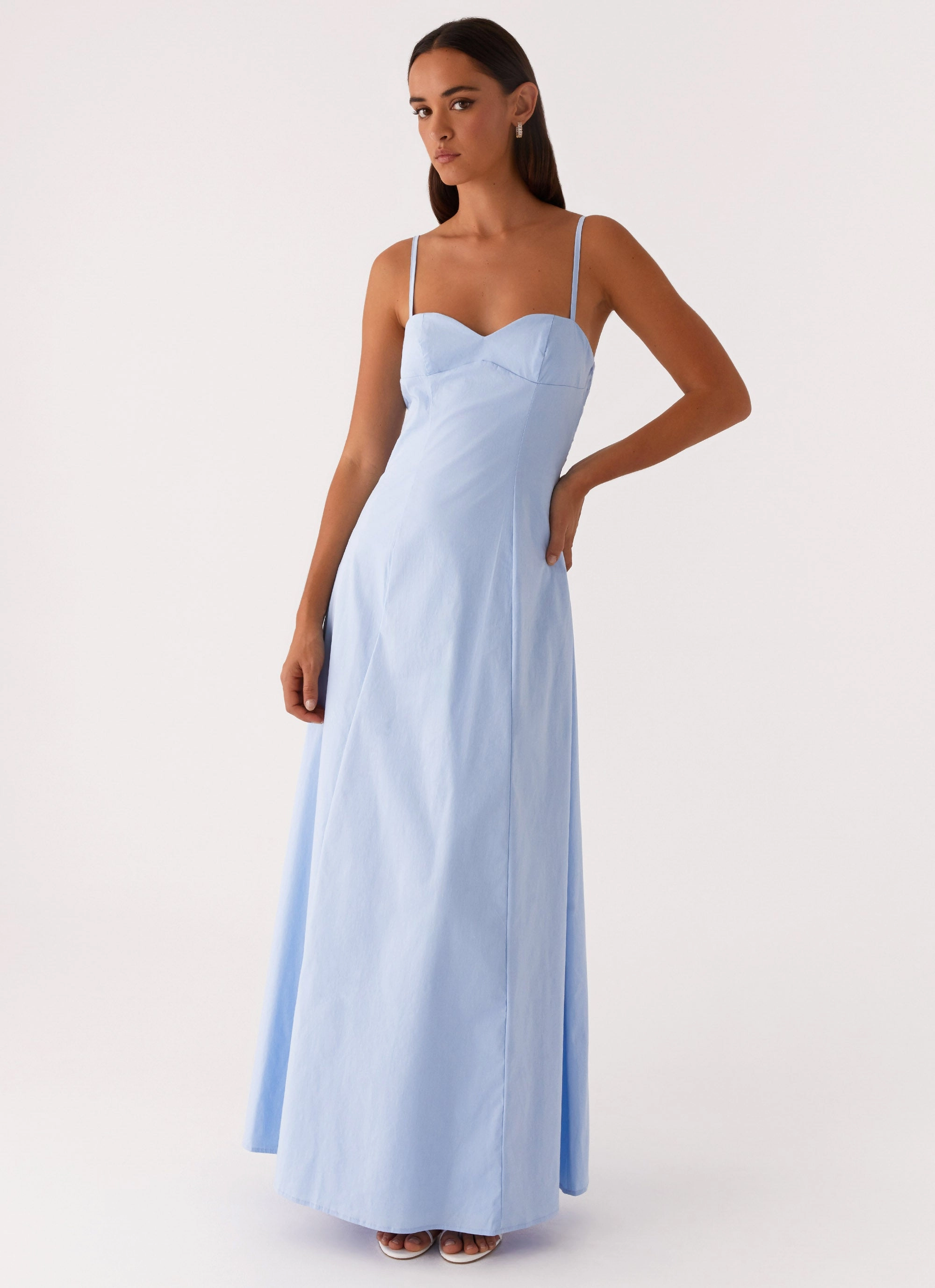Clear As Day Maxi Dress - Blue Grace Color