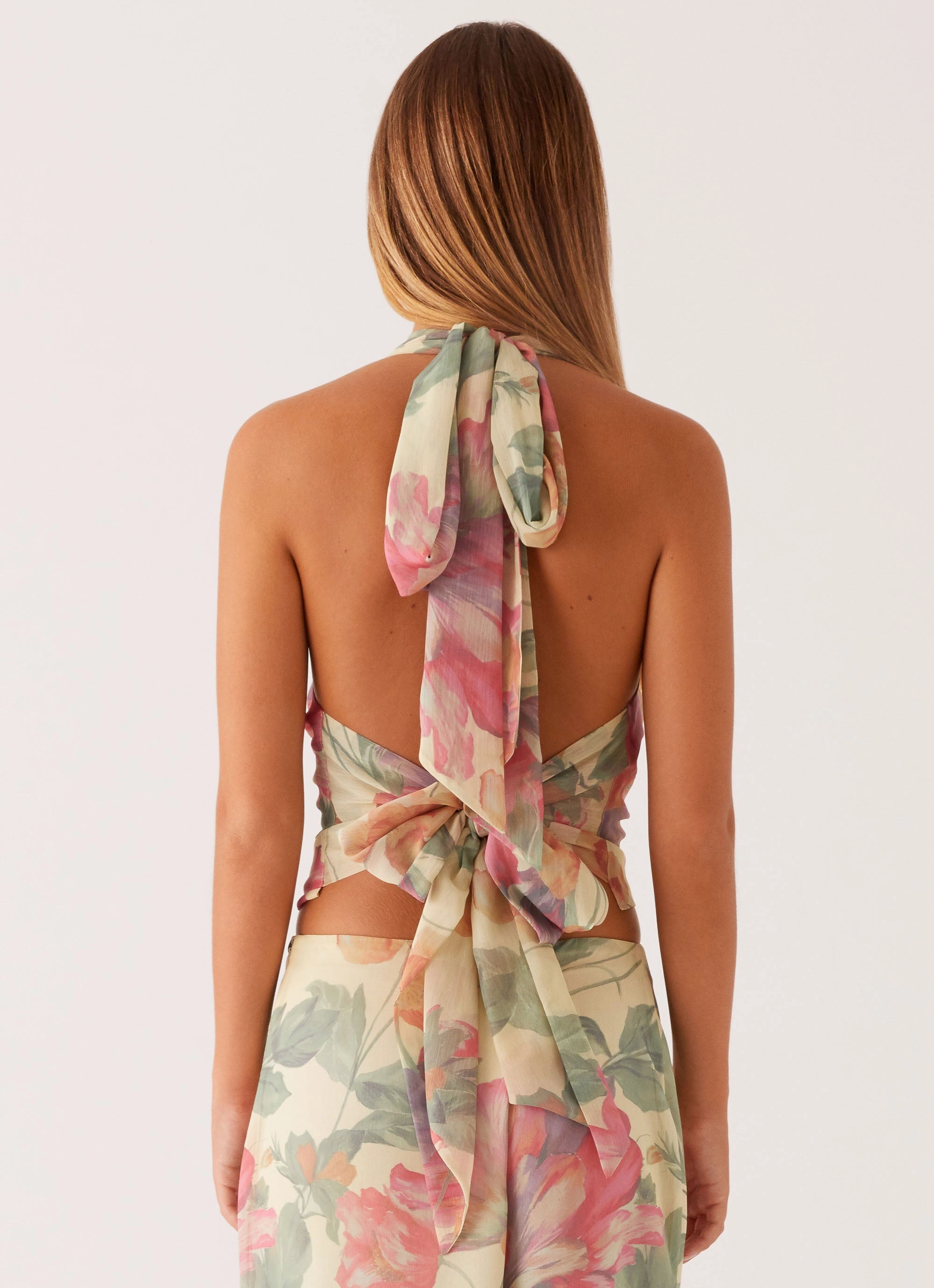 Winter Hoodie Bold Patterns Close Call Top - Yellow Peony