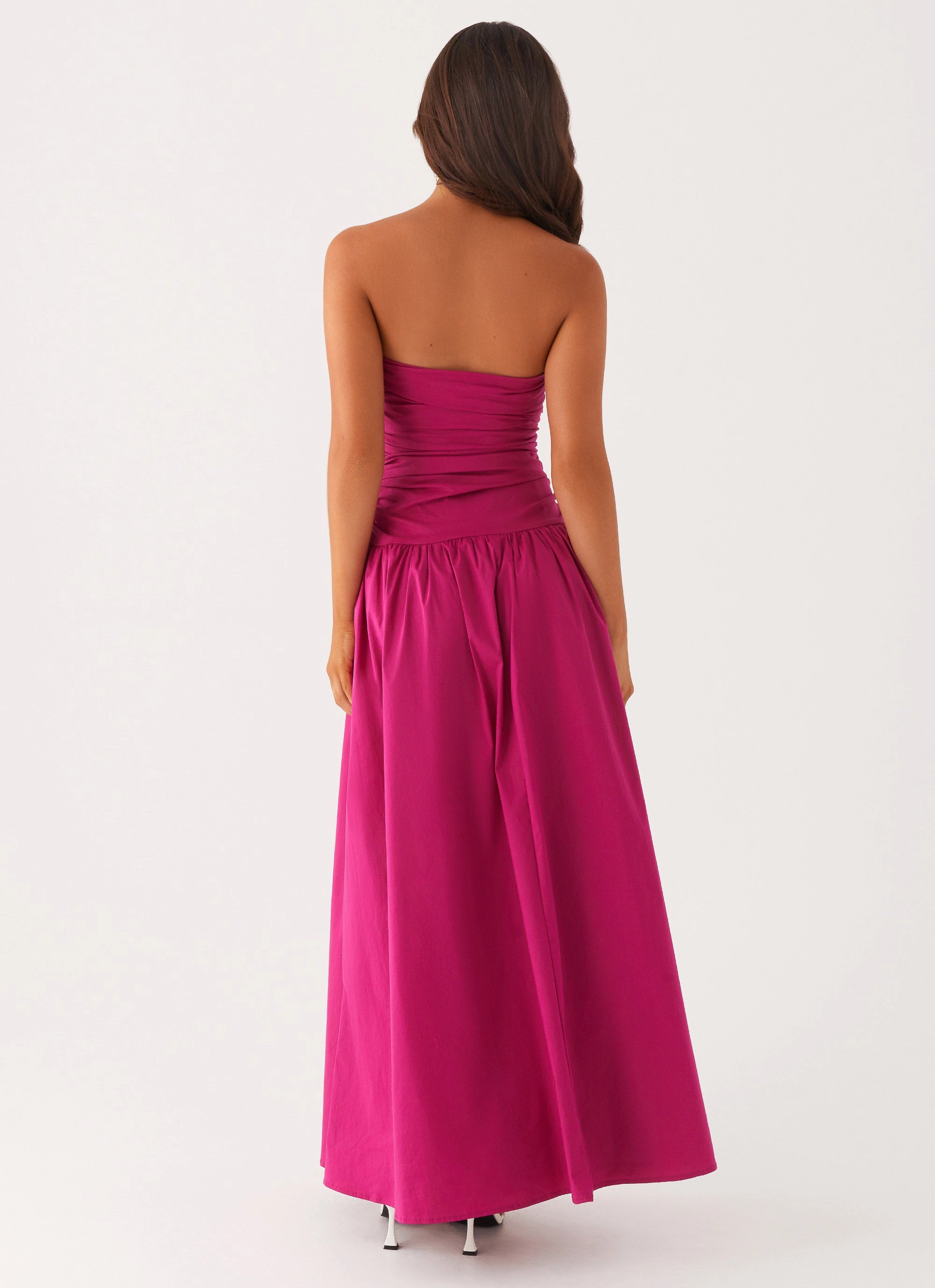 Carmel Maxi Dress - Fuchsia Light Finish