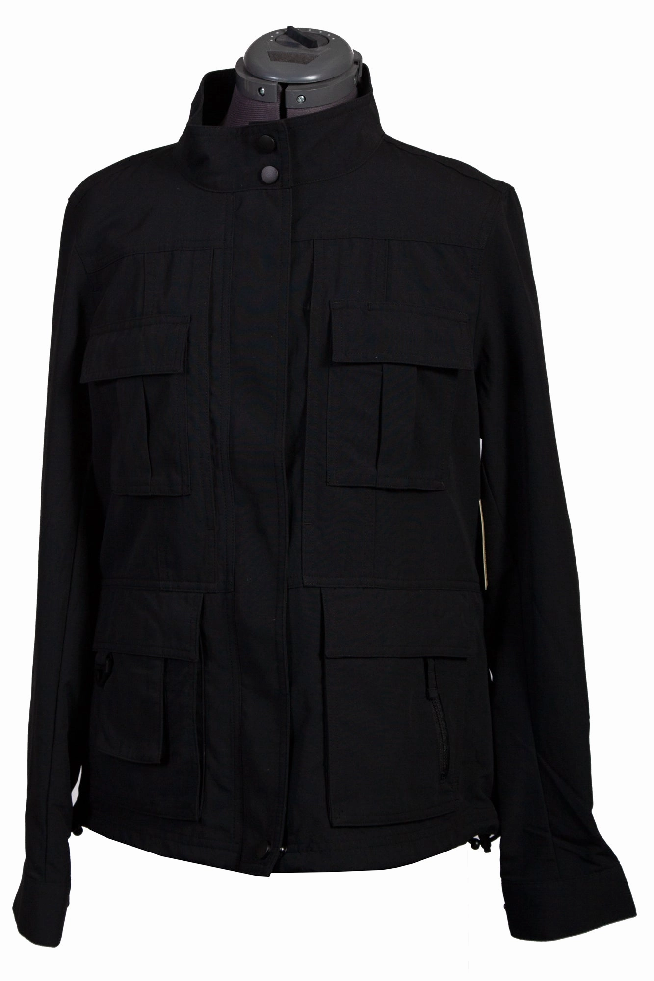 Sealed Seam Construction High Performance Blend Scully Womens Black Nylon Multi-Pocket Jacket