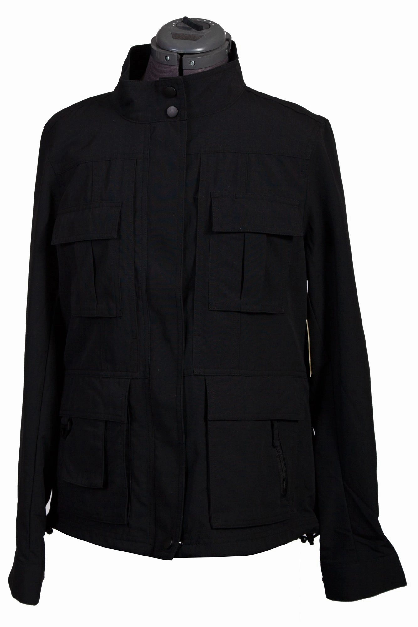 Ventilation Panels Scully Womens Black Nylon Multi-Pocket Jacket