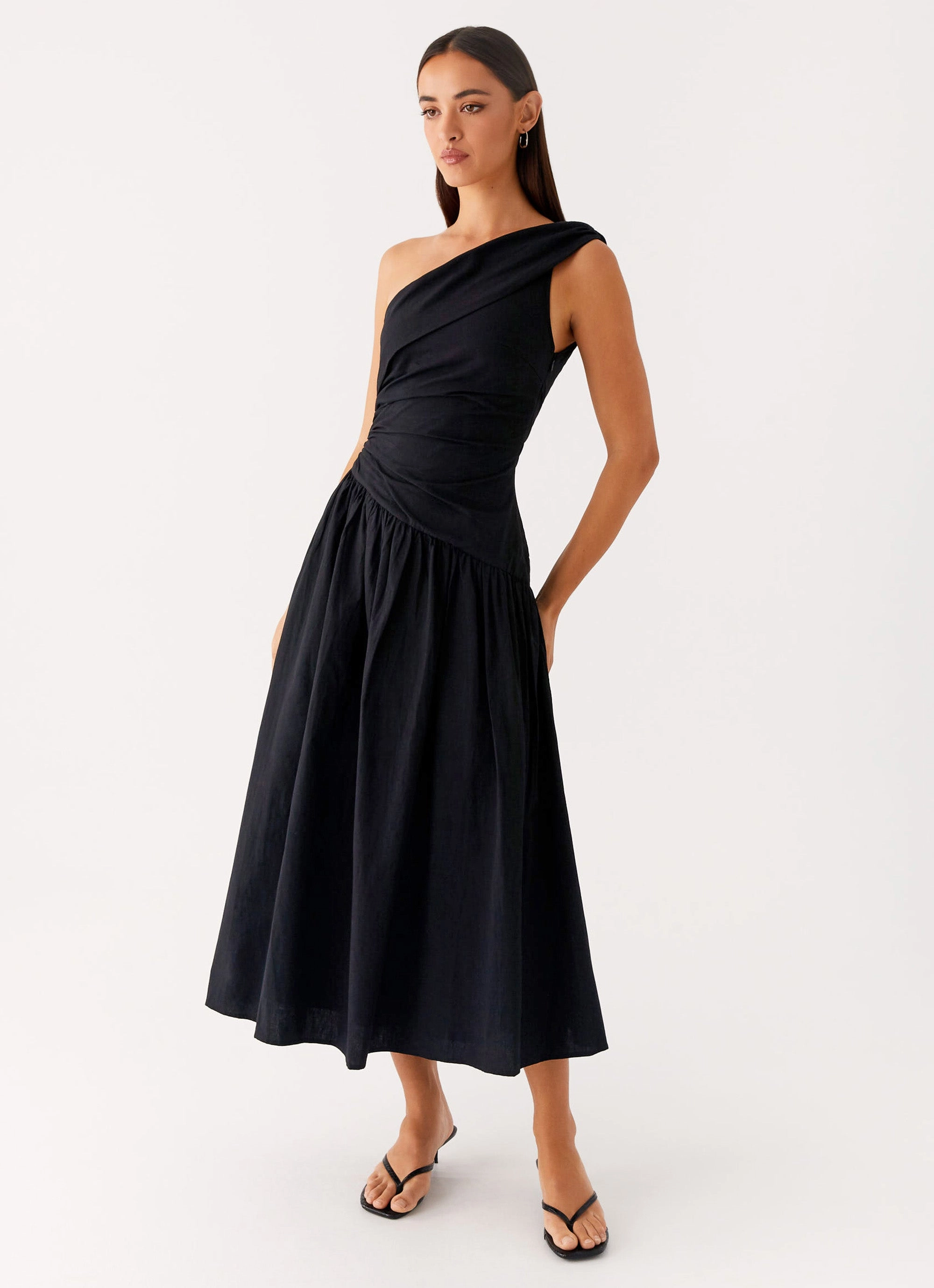 Janessa Midi Dress - Black Romance Soul