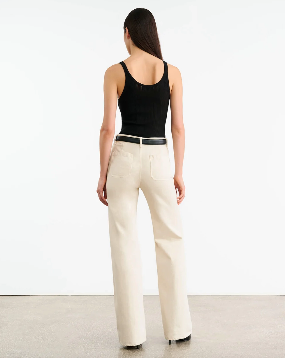 Florence Pant in Stone Classic Cut