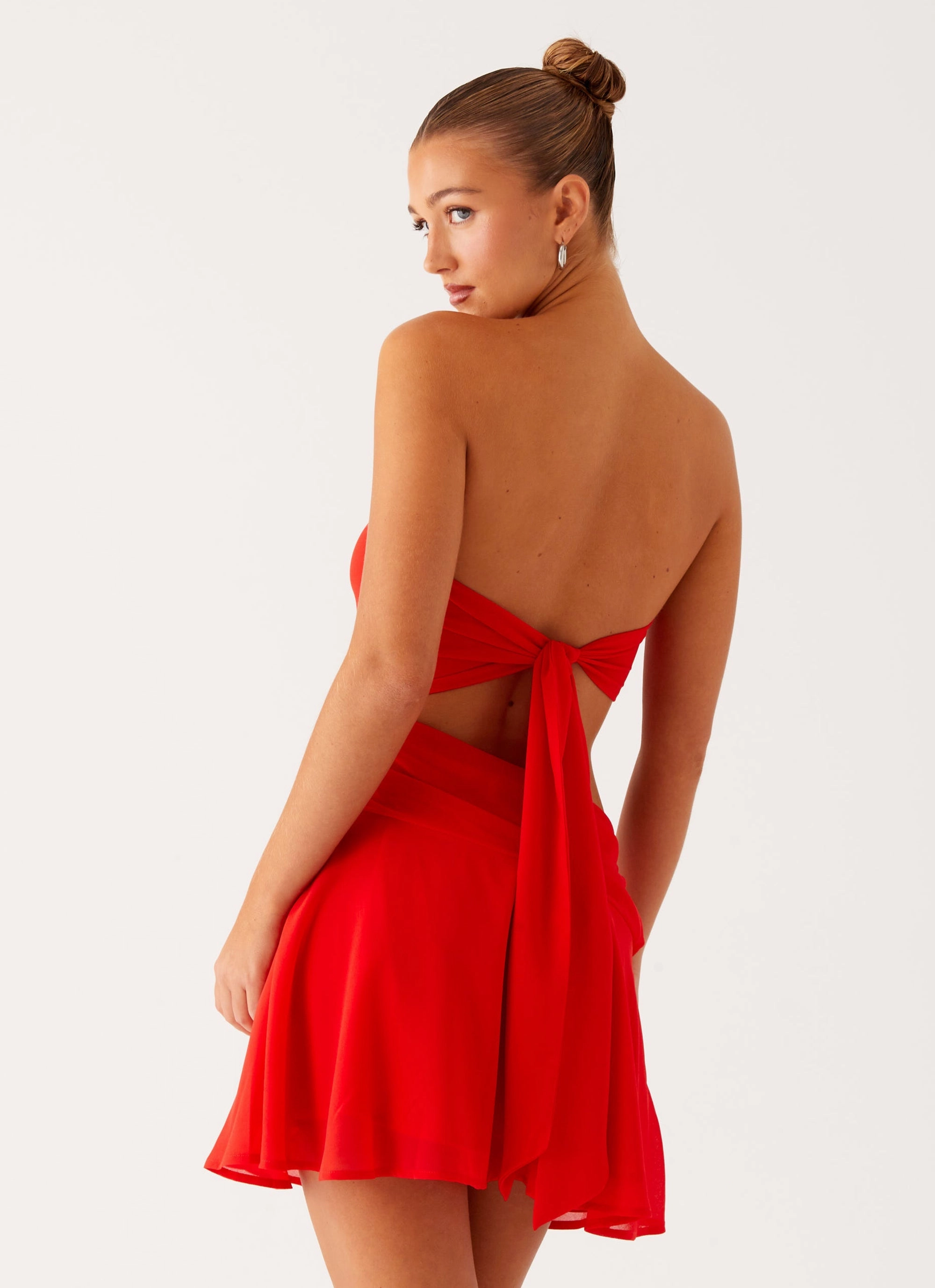 Slim Form Day Ready Marbella Mini Dress - Red