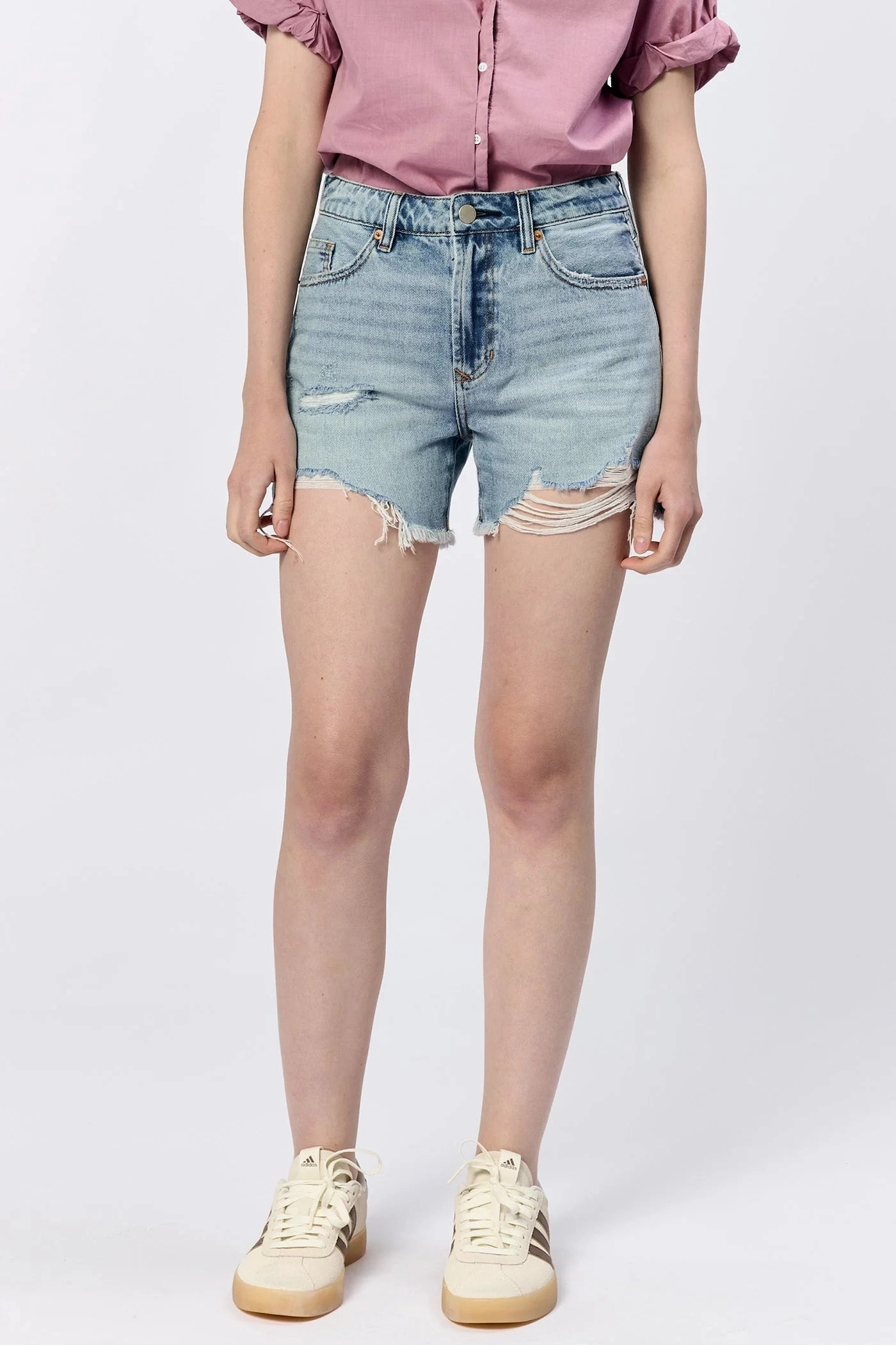 Ivy Denim Short - Surfside Double Stitched Hem