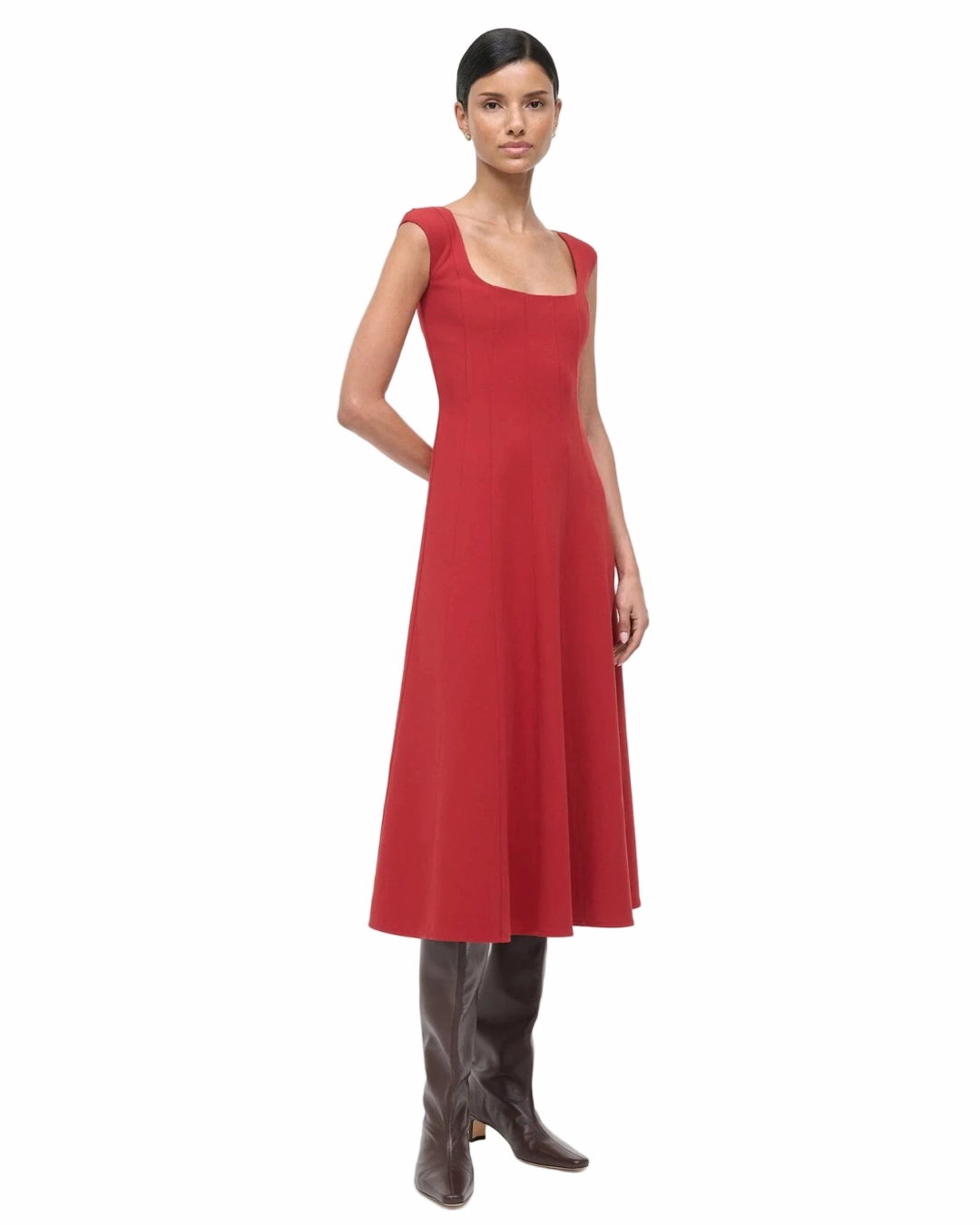 Charlotte Dress in Rouge Chic and Cozy