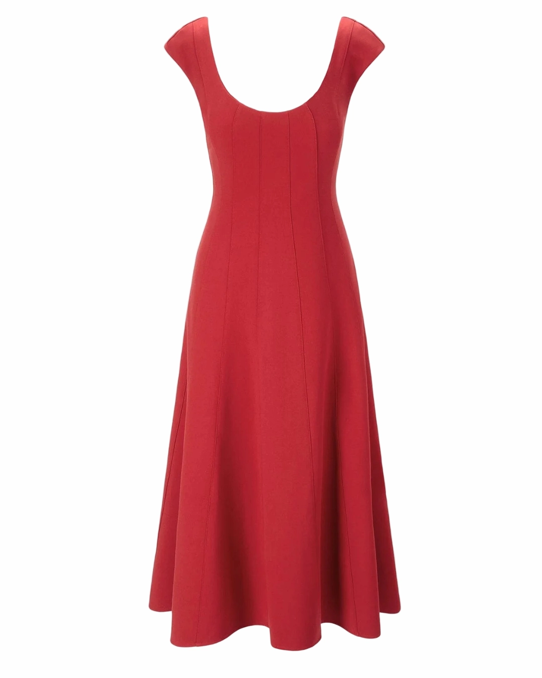 Jewel Accent Neutral palette Charlotte Dress in Rouge