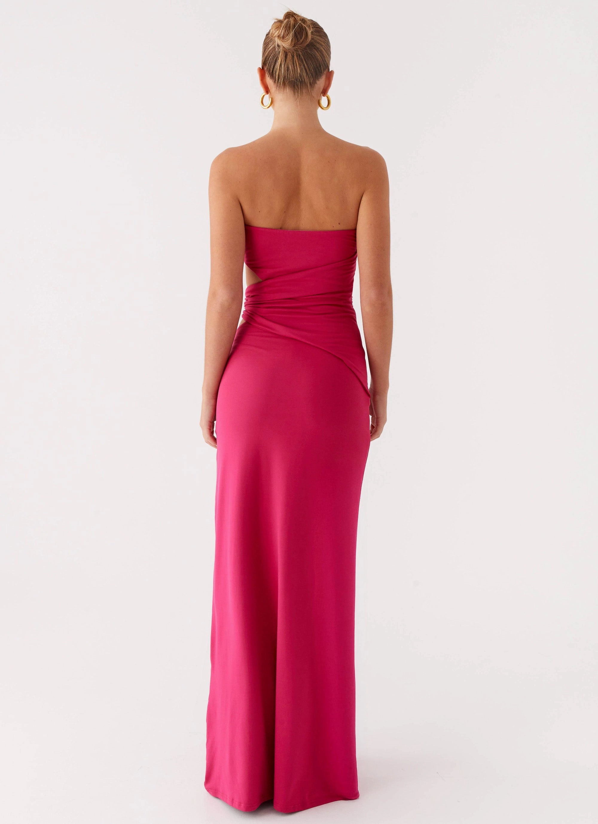 Anetta Maxi Dress - Fuchsia Fresh Form