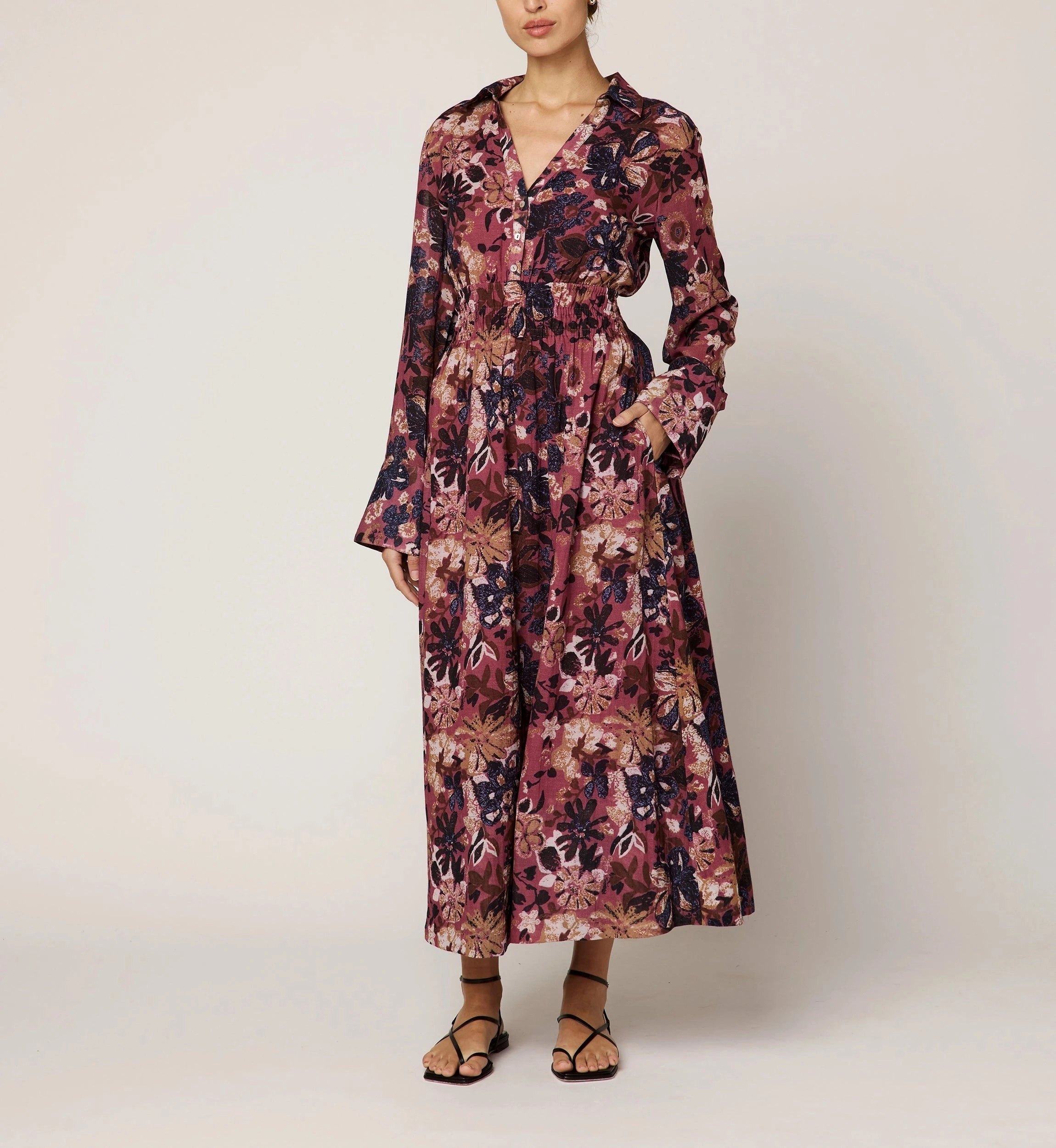 Tharini Midi Dress | Bergamo Seamless Finish