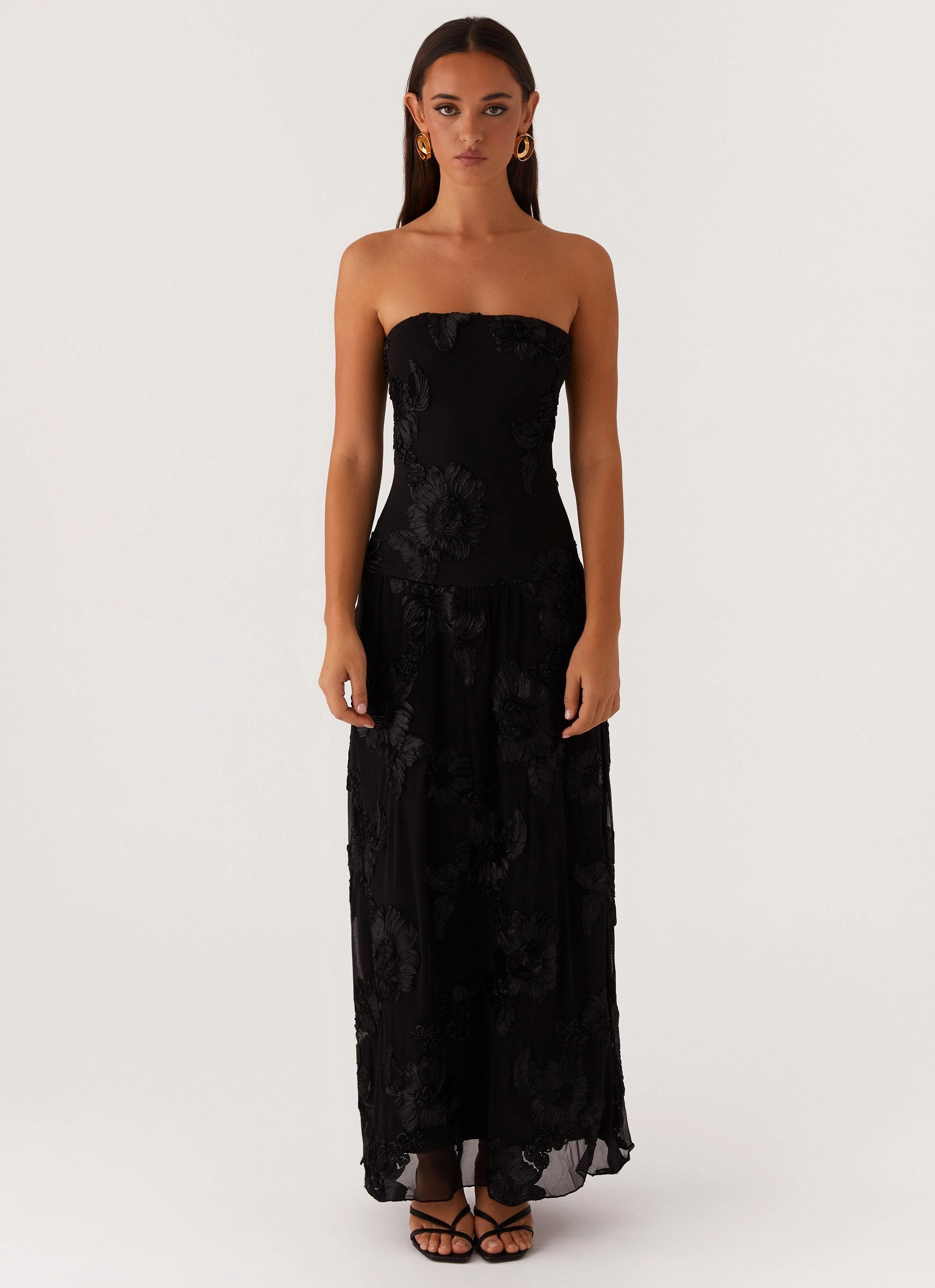 Grace Base After Light Maxi Dress - Black