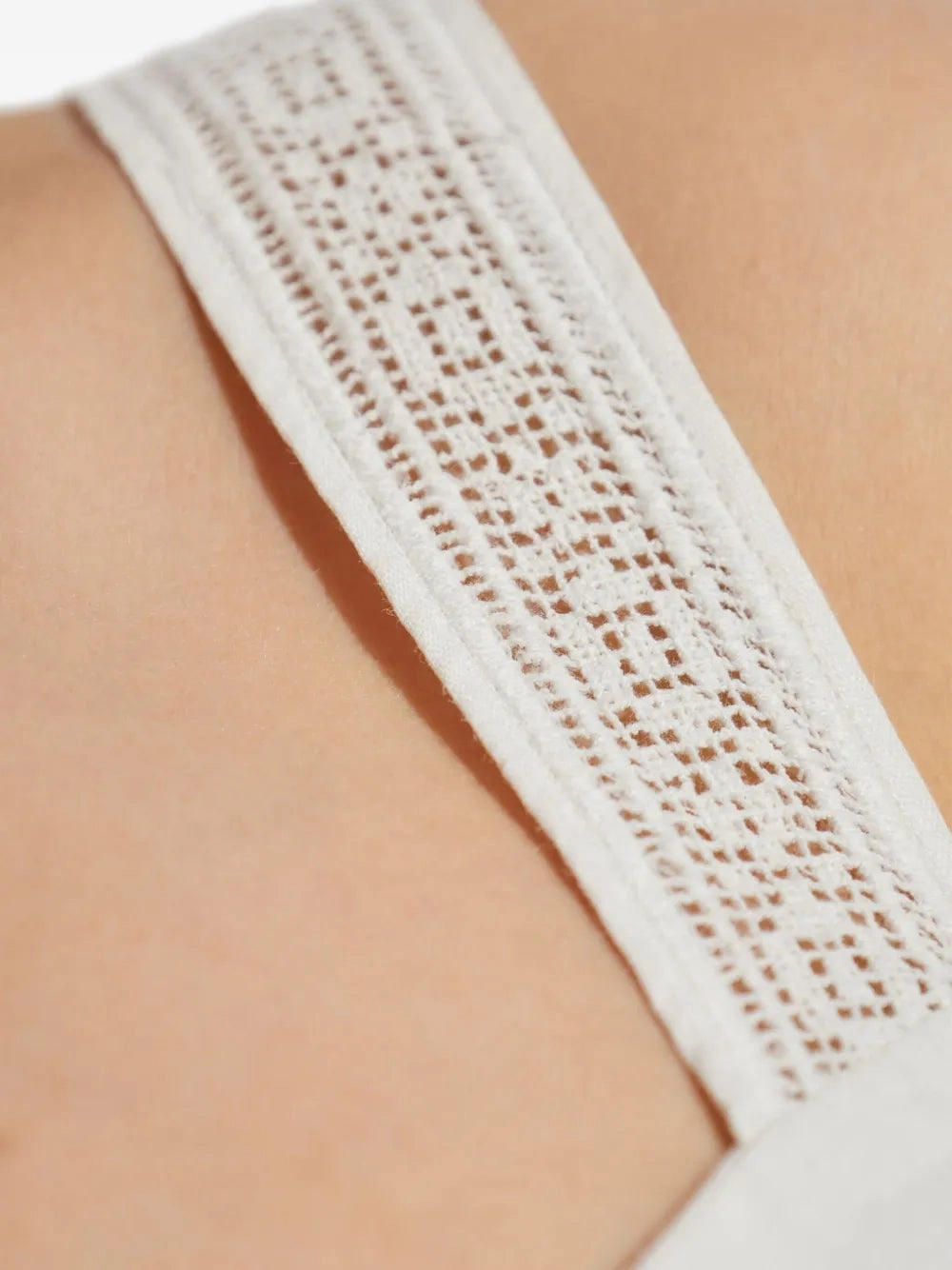 Skin-friendly Grace Mini Dress in Vintage White