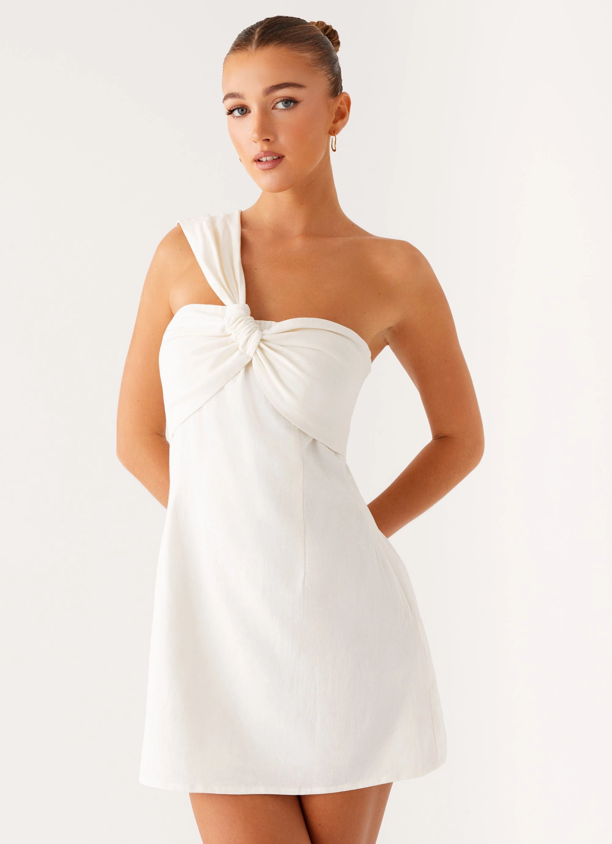 Kameron Mini Dress - White Trendy Piece Quick-Dry