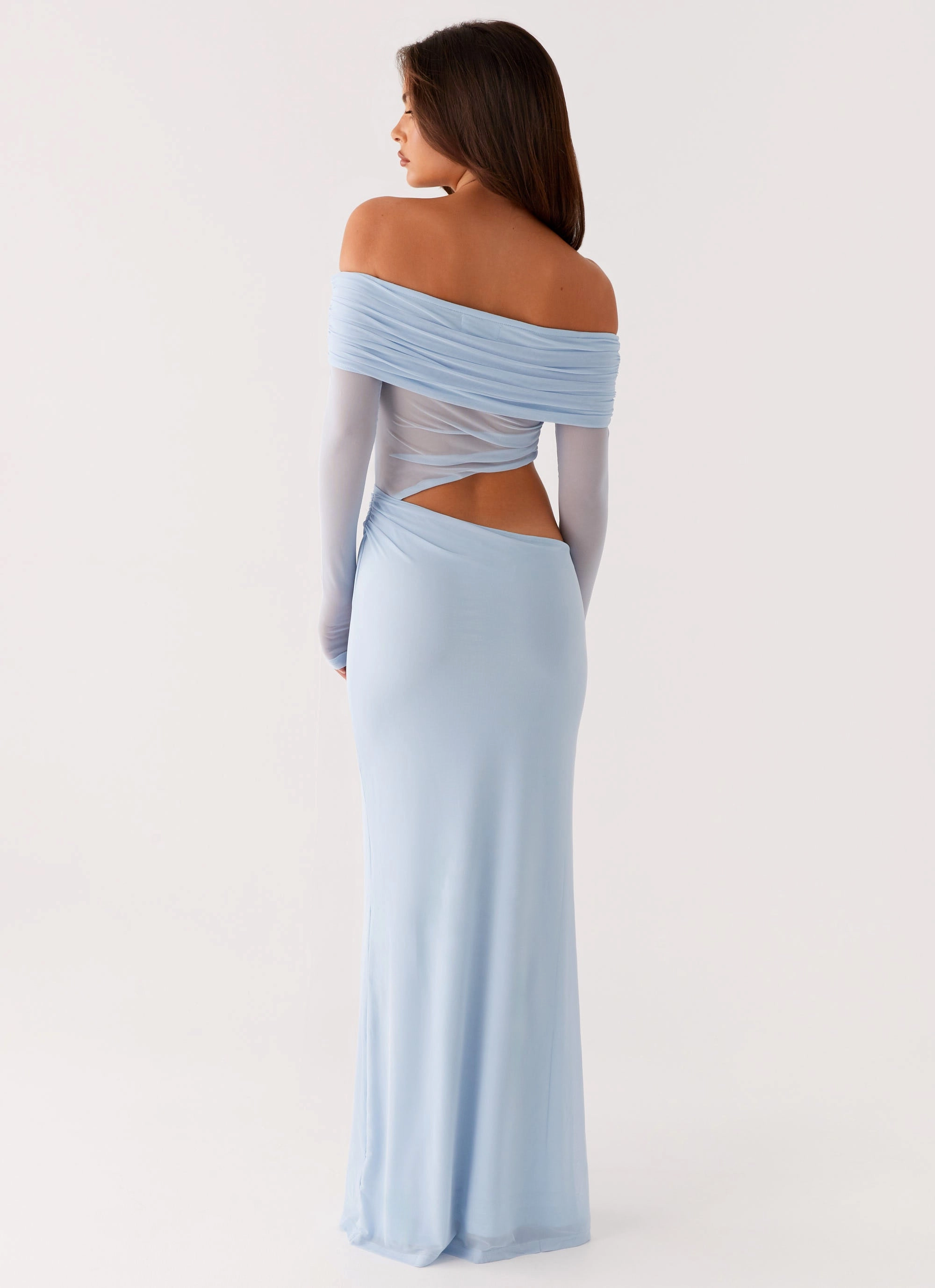 Fall Silhouette Emery Maxi Dress - Blue