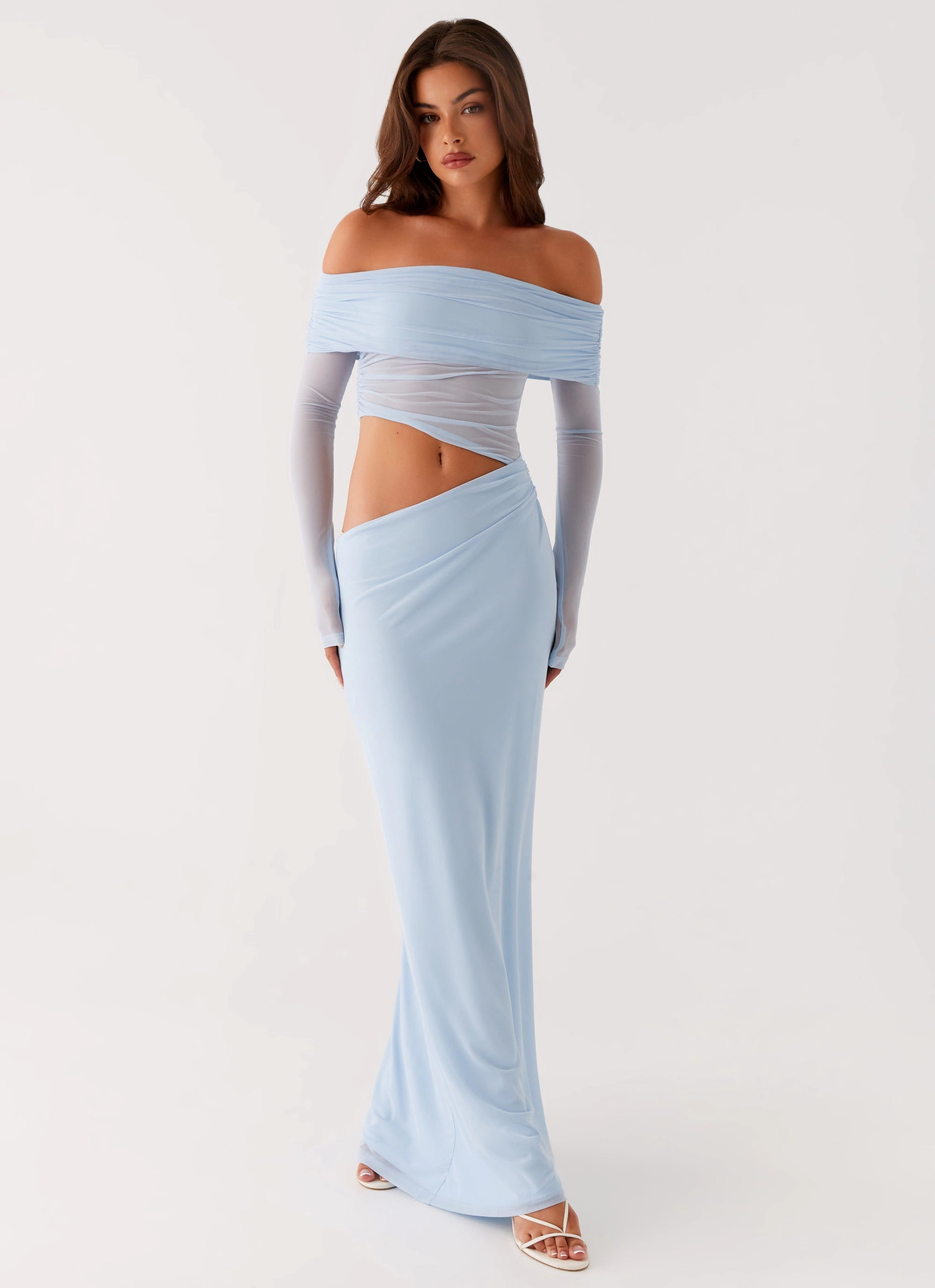 Emery Maxi Dress - Blue Light and breezy summer dress