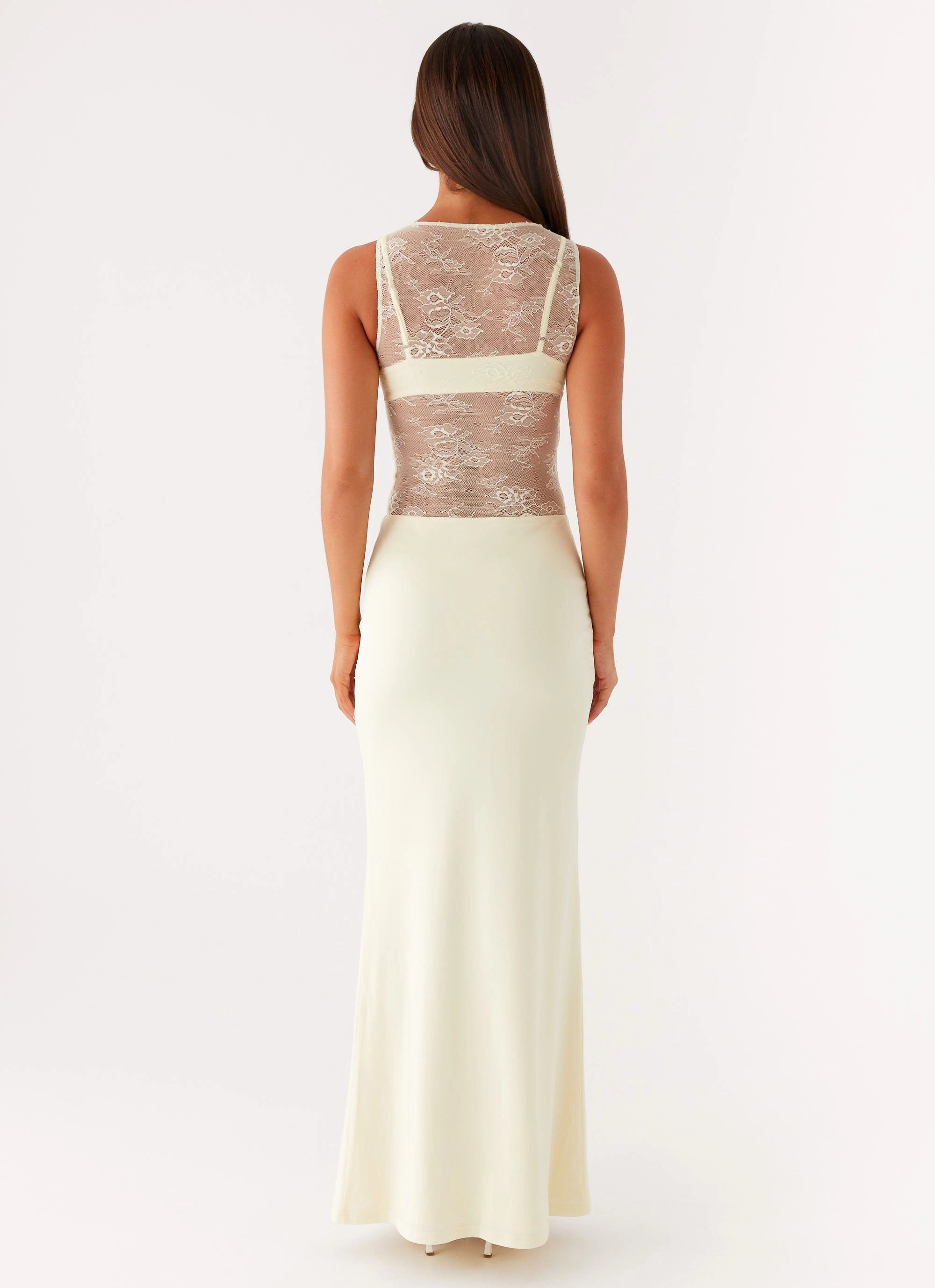 Imperial Maxi Dress - Yellow Relax Motion Trendy Tailoring