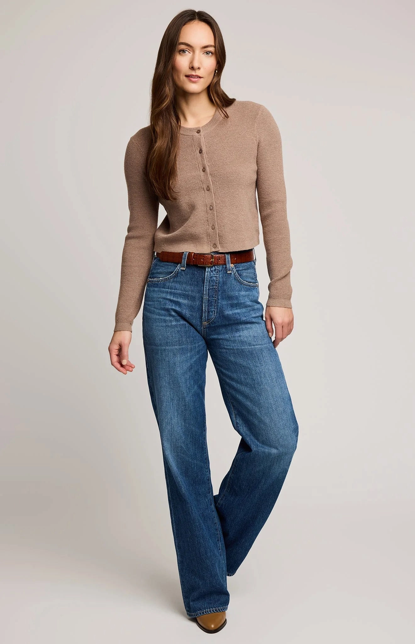 TemperatureRegulating Sun Protective Fabric Mirabelle Cardigan - Hazelwood