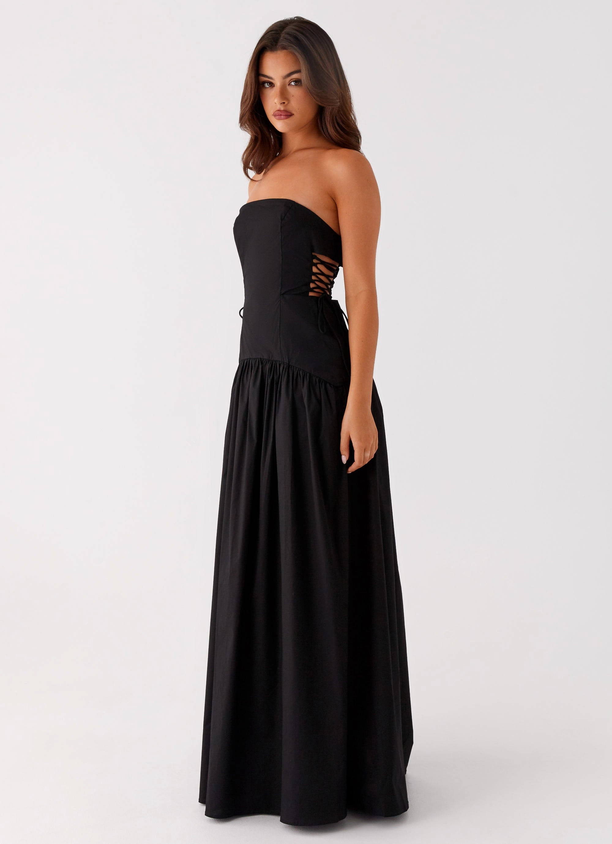 Versatile Comfort Fit Easy Conagh Maxi Dress - Black