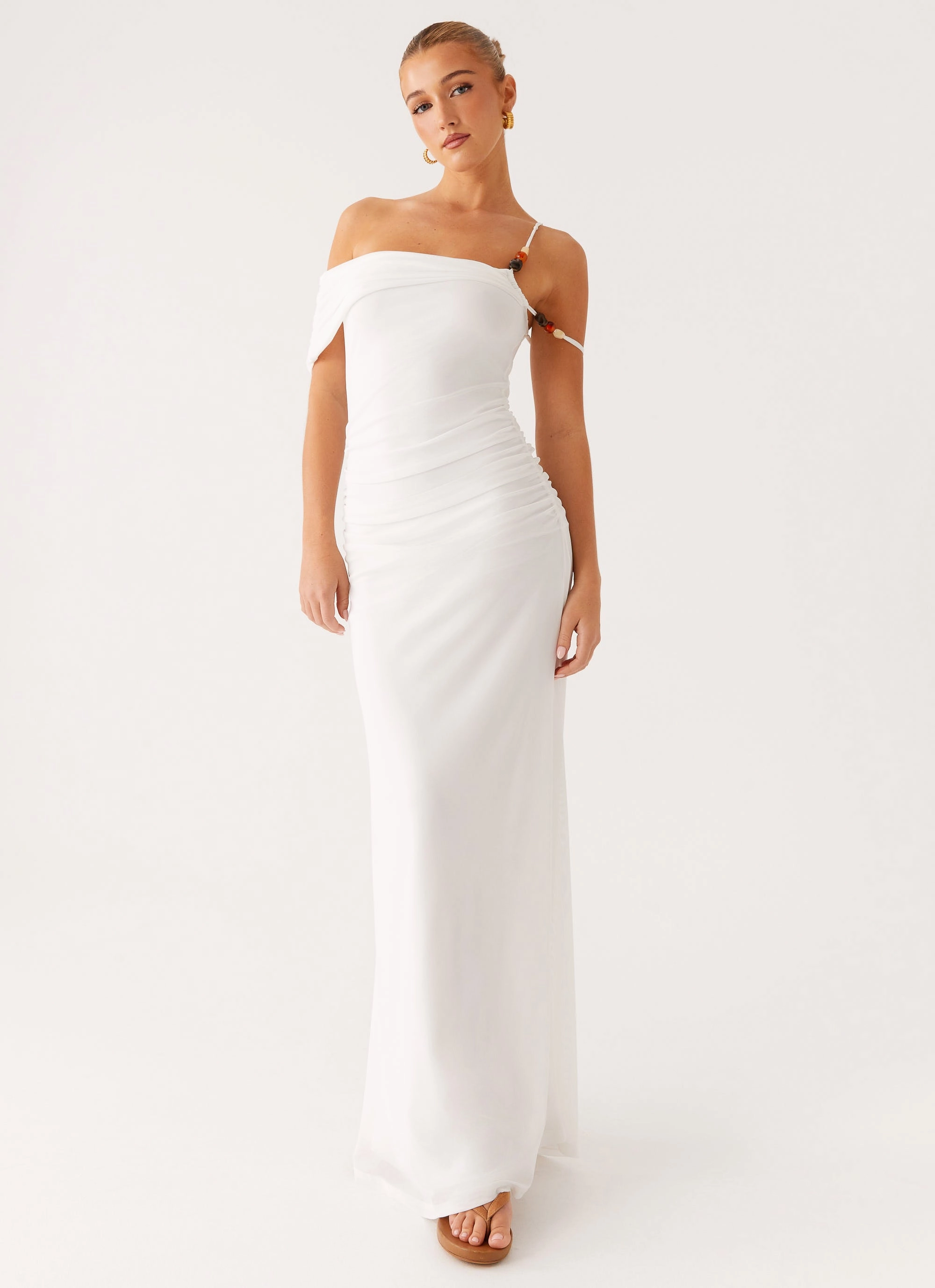 Conquer Maxi Dress - Off White Daily Comfort