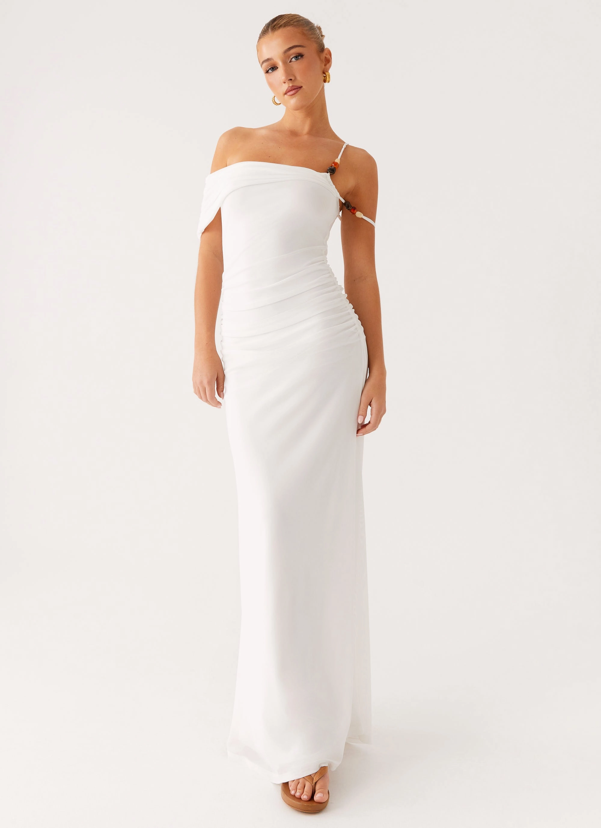 Conquer Maxi Dress - Off White Daily Form
