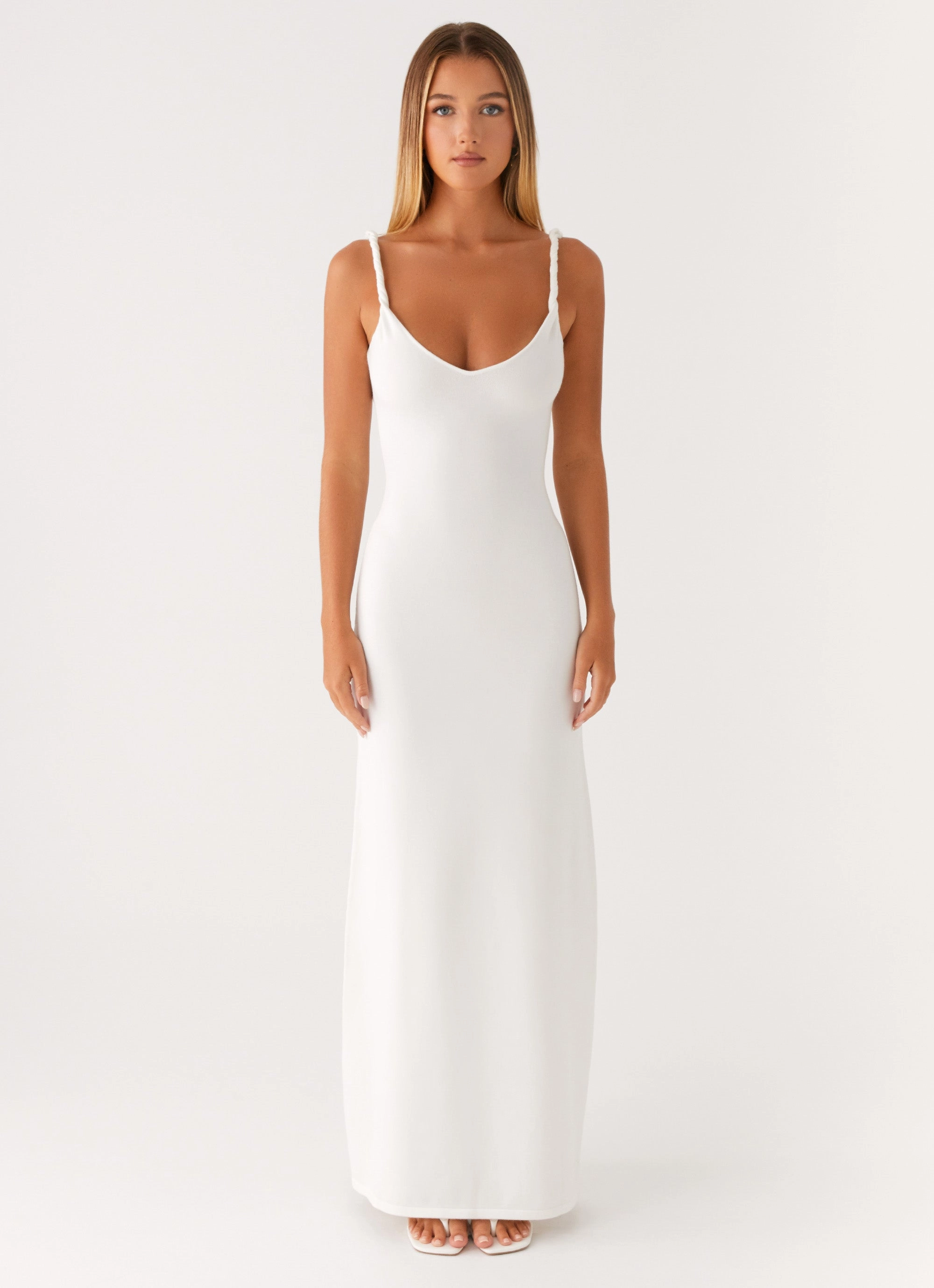Refined Line Versatile Cut Anastasia Maxi Dress - Ivory