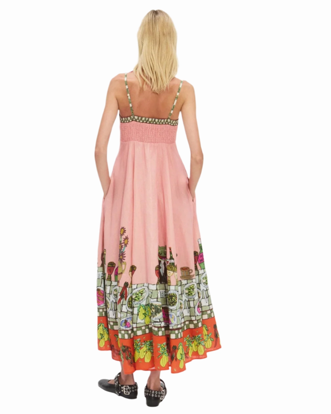 Dew Tone Work Look Contessa Sundress in Multi