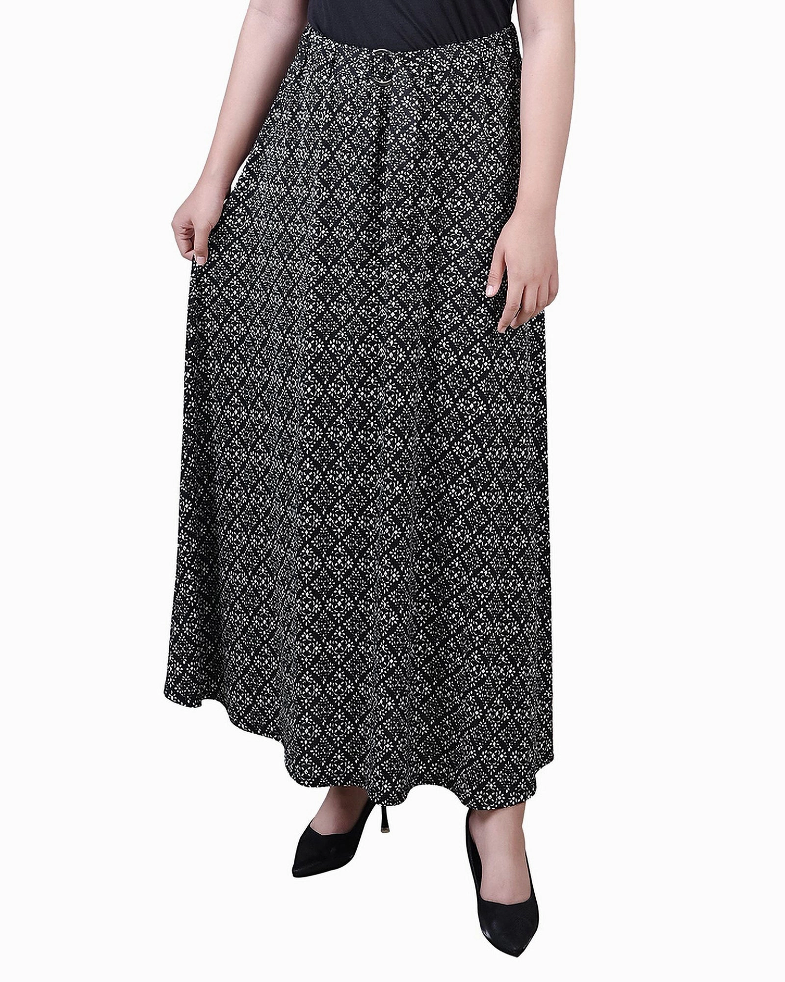 Lightweight Petite Maxi Length Skirt