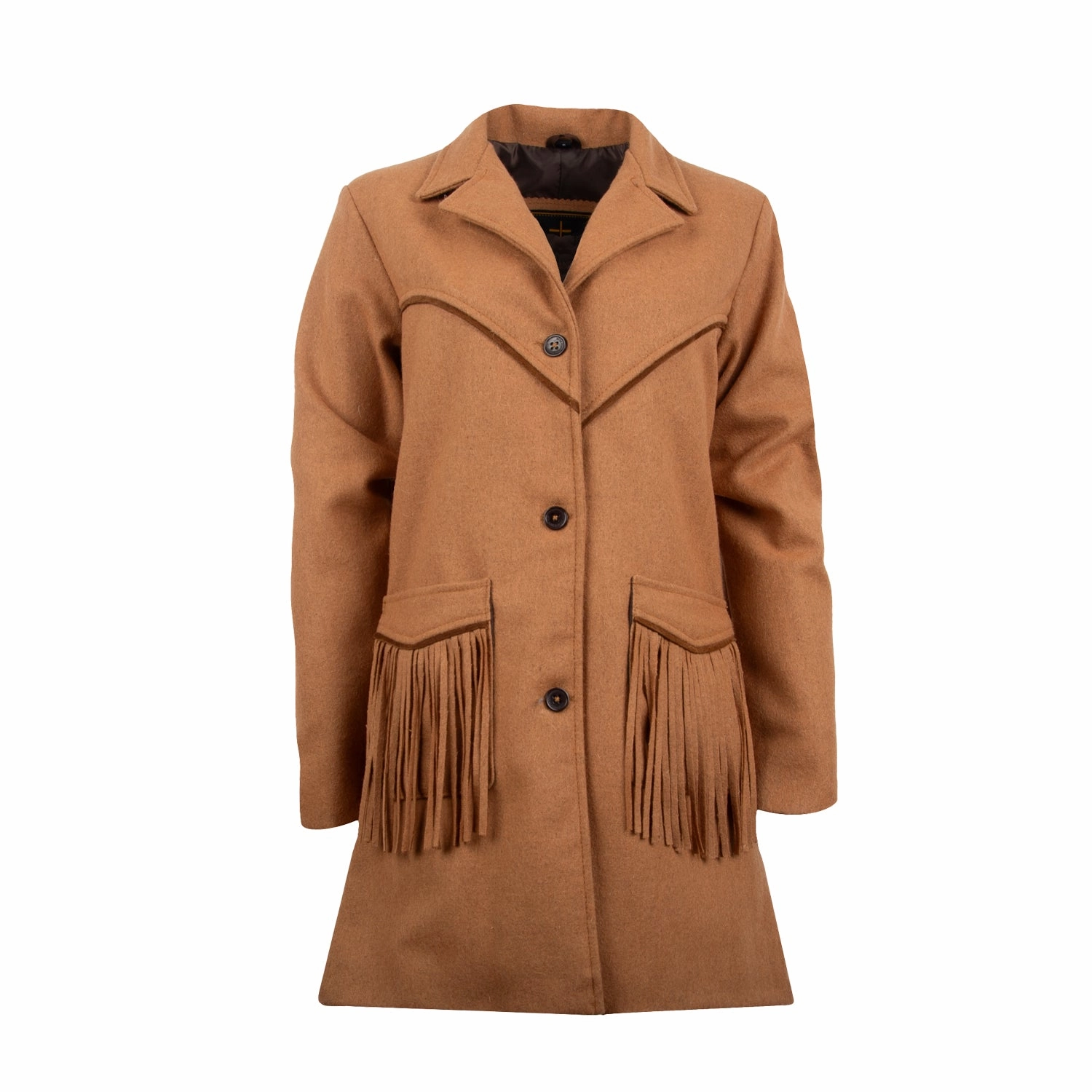 Anti Pilling Texture STS Ranchwear Womens Hattie Chestnut 100% Wool Wool Jacket