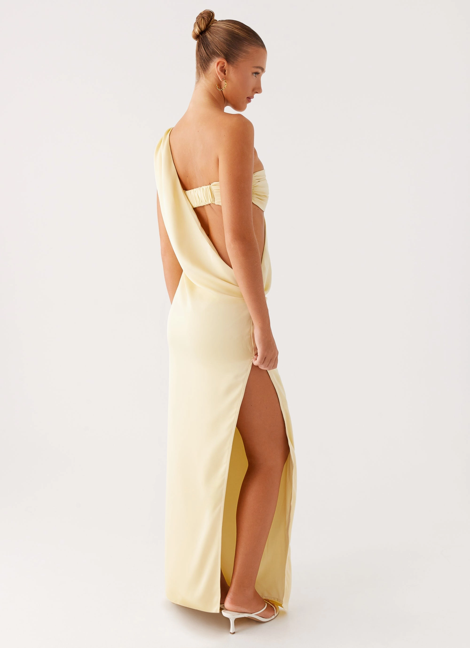 Cooper Maxi Dress - Yellow Grace Color Cocktail-Party