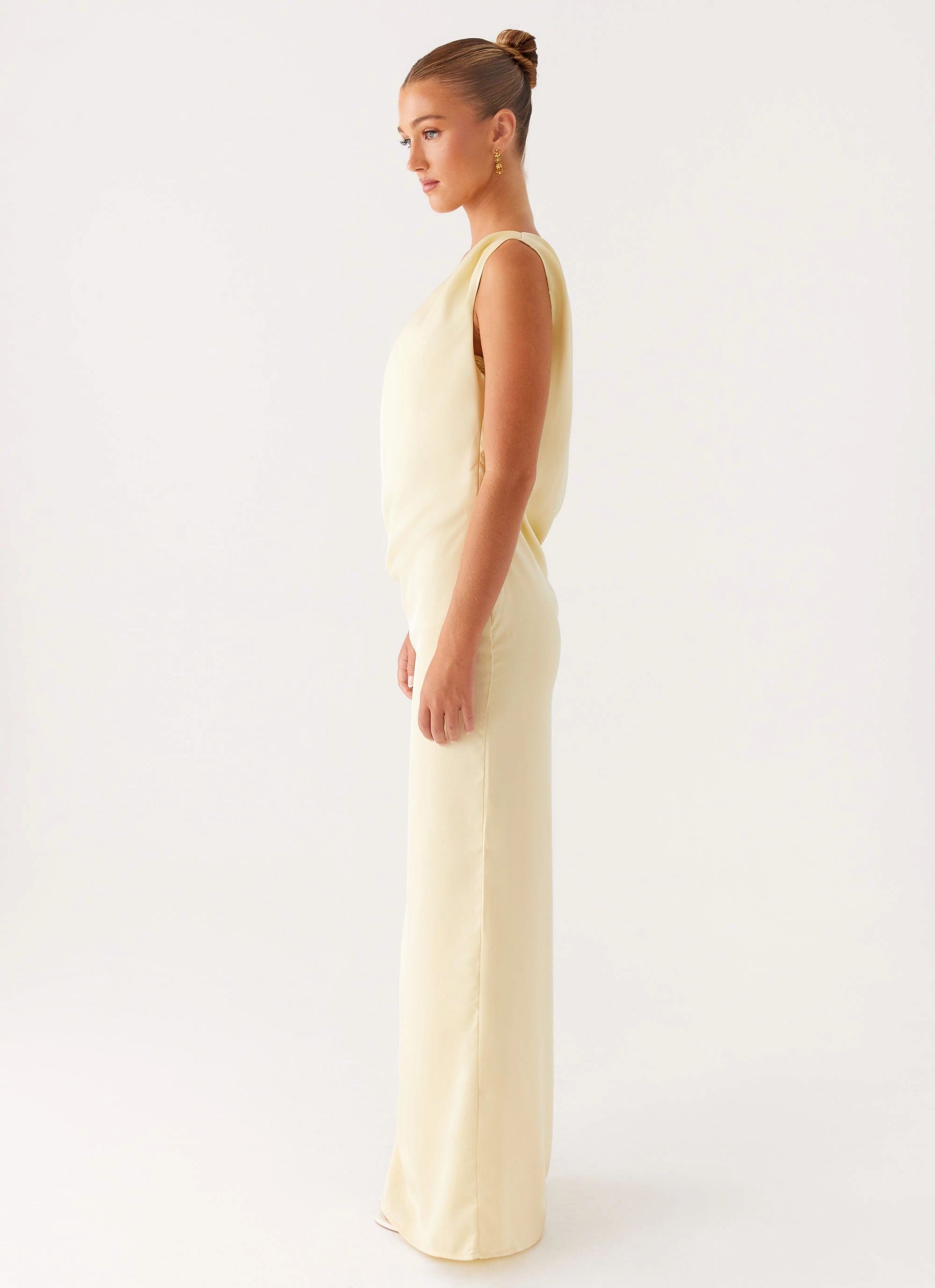 Cooper Maxi Dress - Yellow High-waist