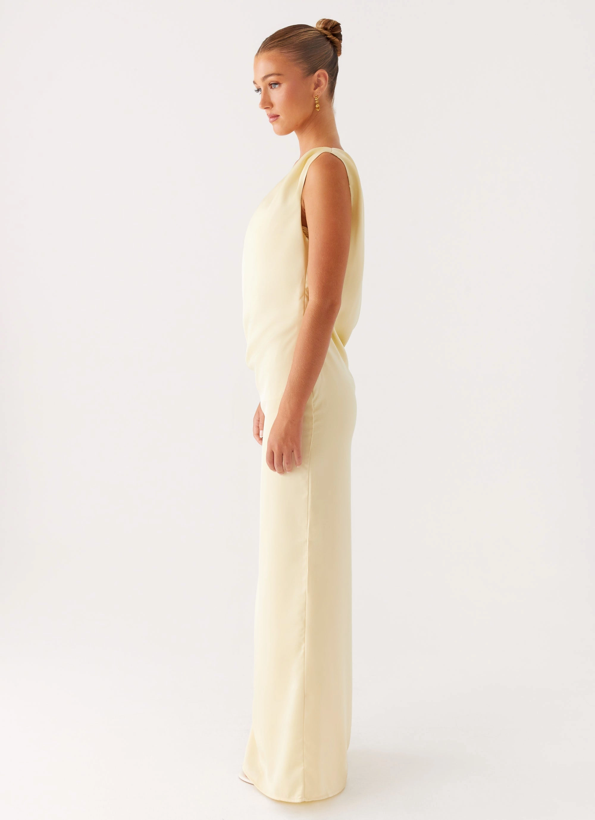 Lightweight-Layer Cooper Maxi Dress - Yellow