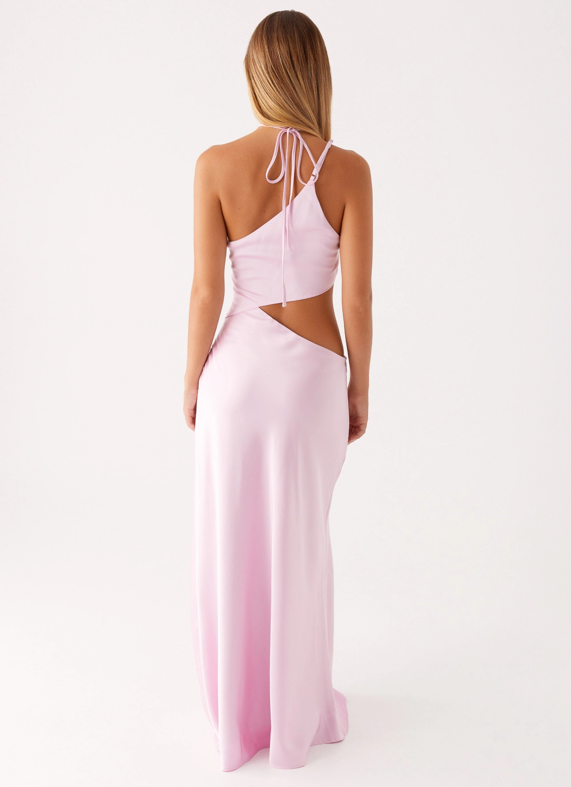 Courtney Maxi Dress - Pink Layered Look Grace Glow