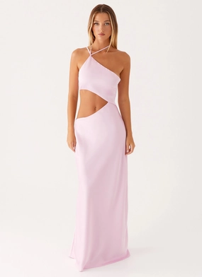 Courtney Maxi Dress - Pink Quick Layer Lounge Vibes