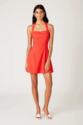 Emil Dress - Cherry Winter Wrap Relaxed Layer