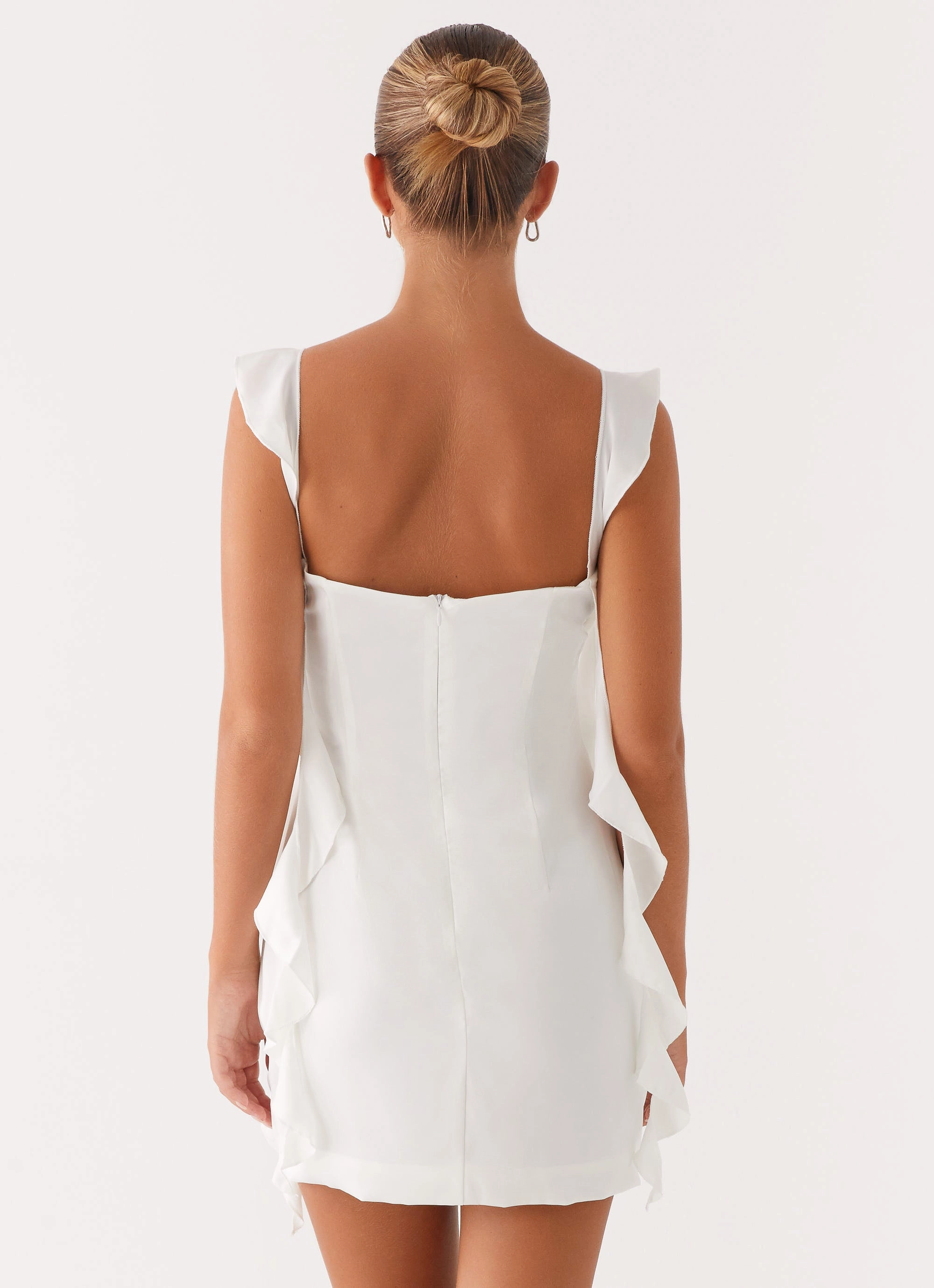 Beckham Mini Dress - White Breathable Fit