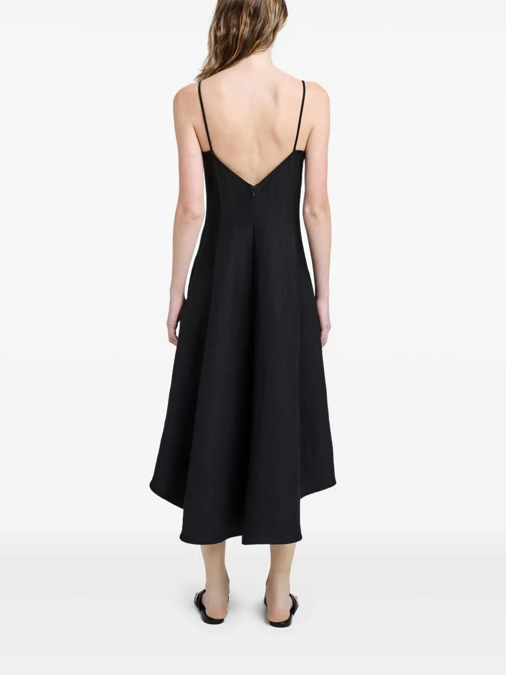 Elaine Dress in Black Minimal Outfit