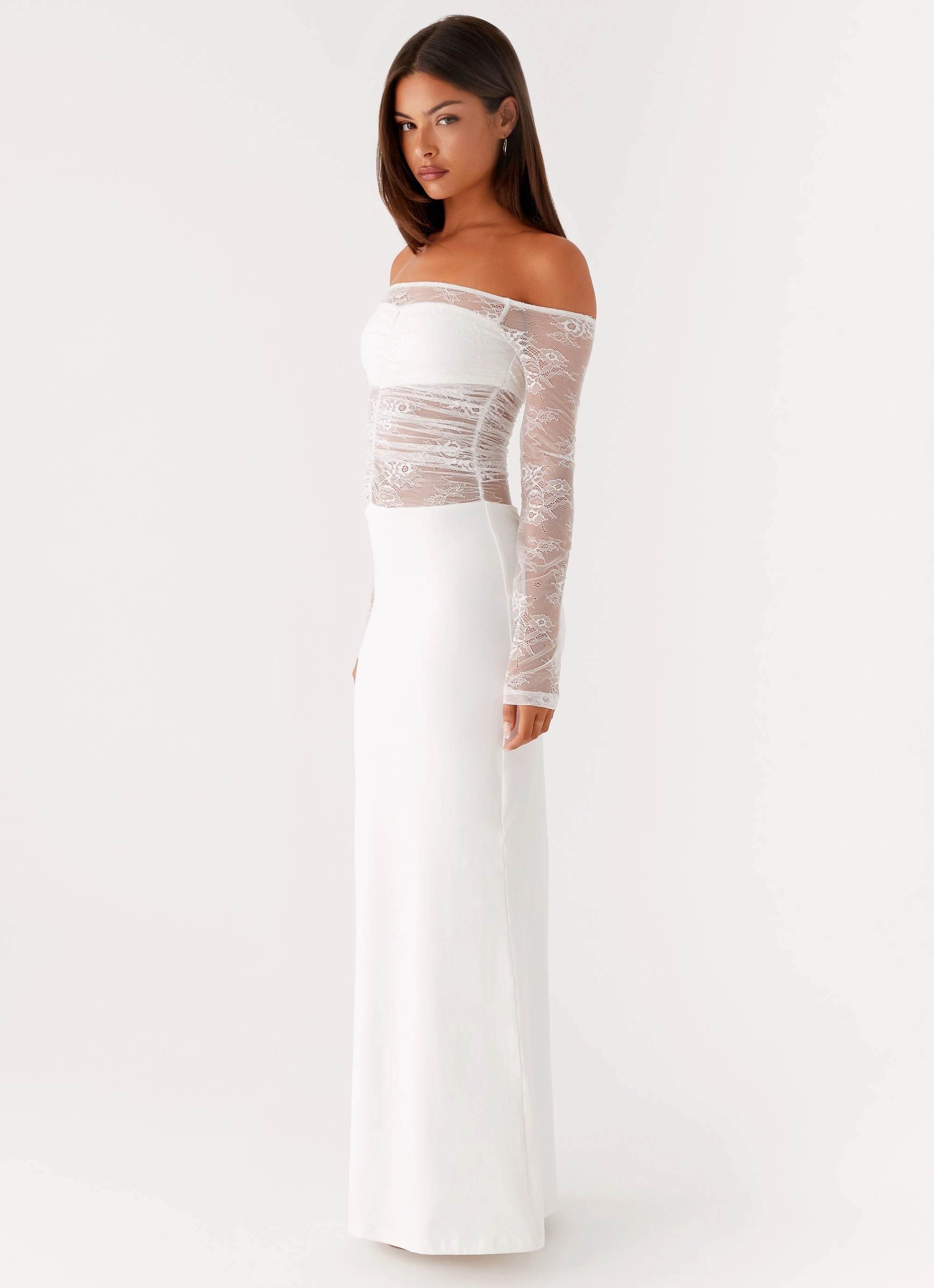 Avi Maxi Dress - White Trend Movement Light Weight
