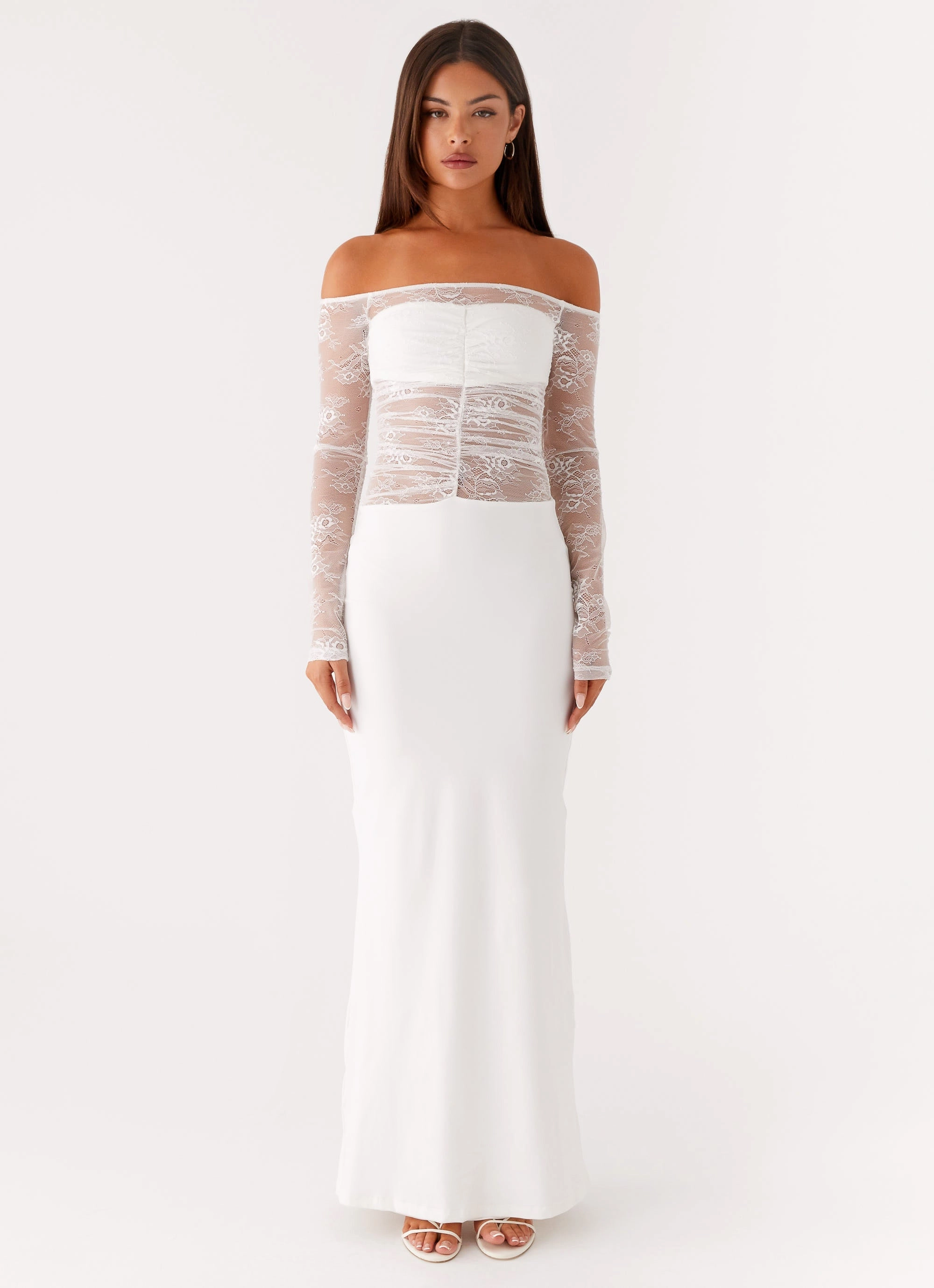 Grace Walk Avi Maxi Dress - White