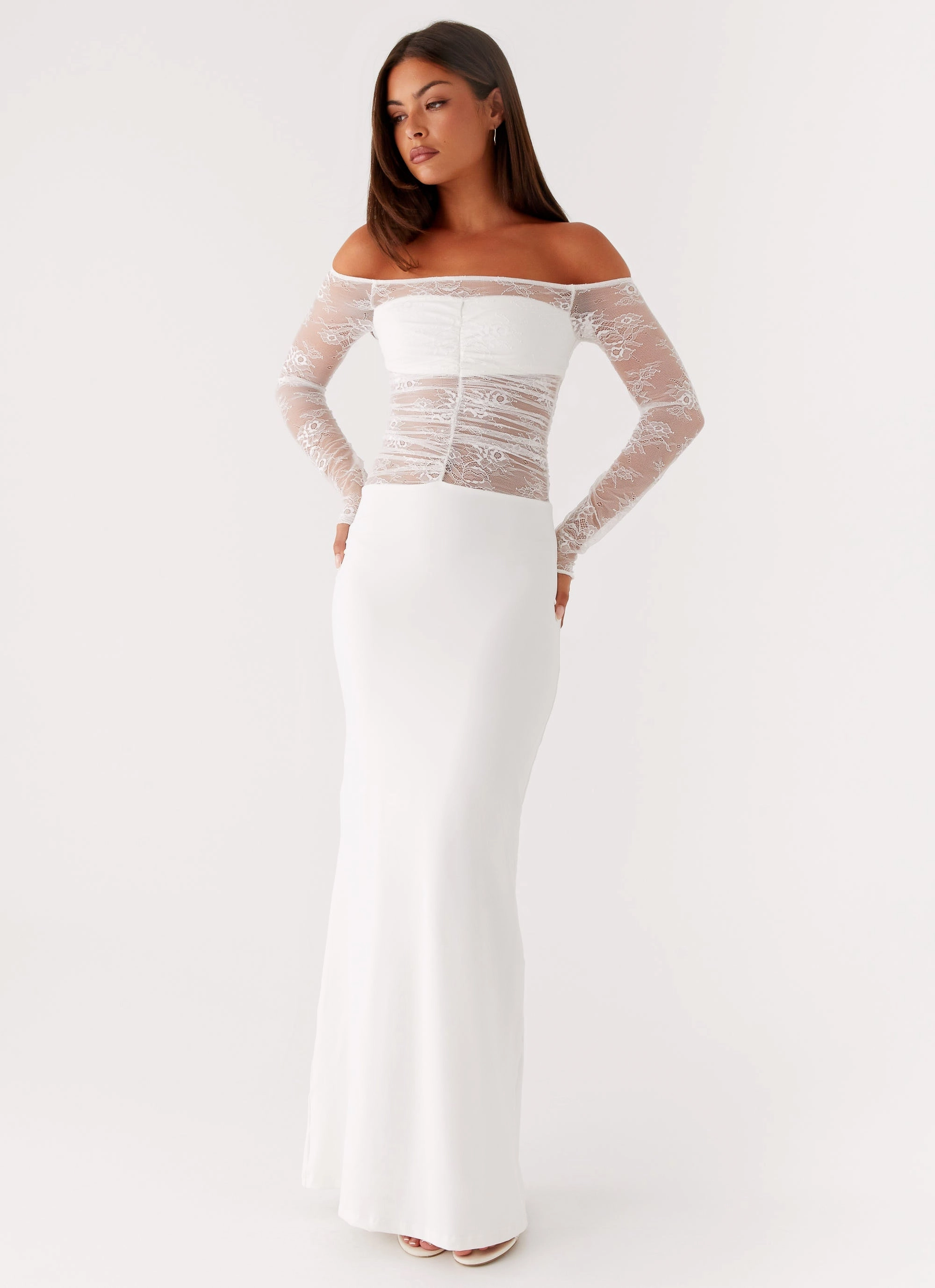 Fresh Motion Avi Maxi Dress - White