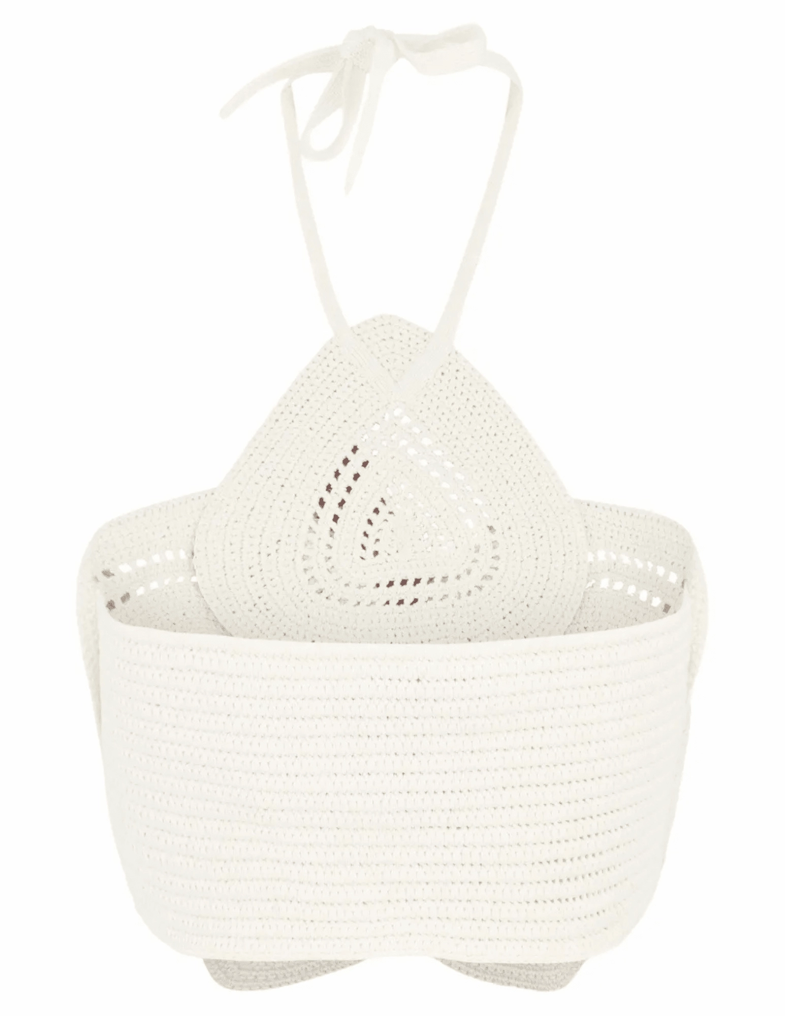 DoubleNeedle Stitching Cult Gaia Emelia Crochet Halter Top