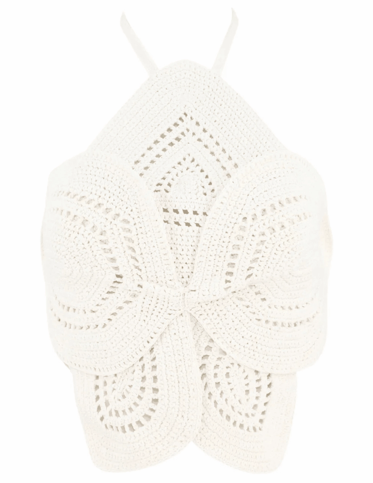 Athletic Performance Fabric Seasonal Use Cult Gaia Emelia Crochet Halter Top
