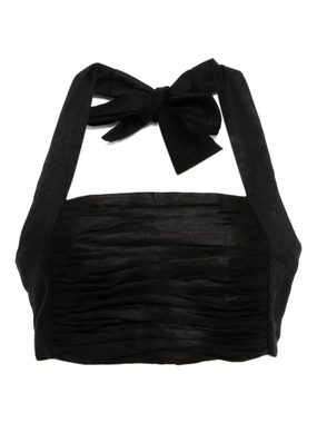 Fiji Top in Black TearResistant Blends Hygroscopic Inner Layer