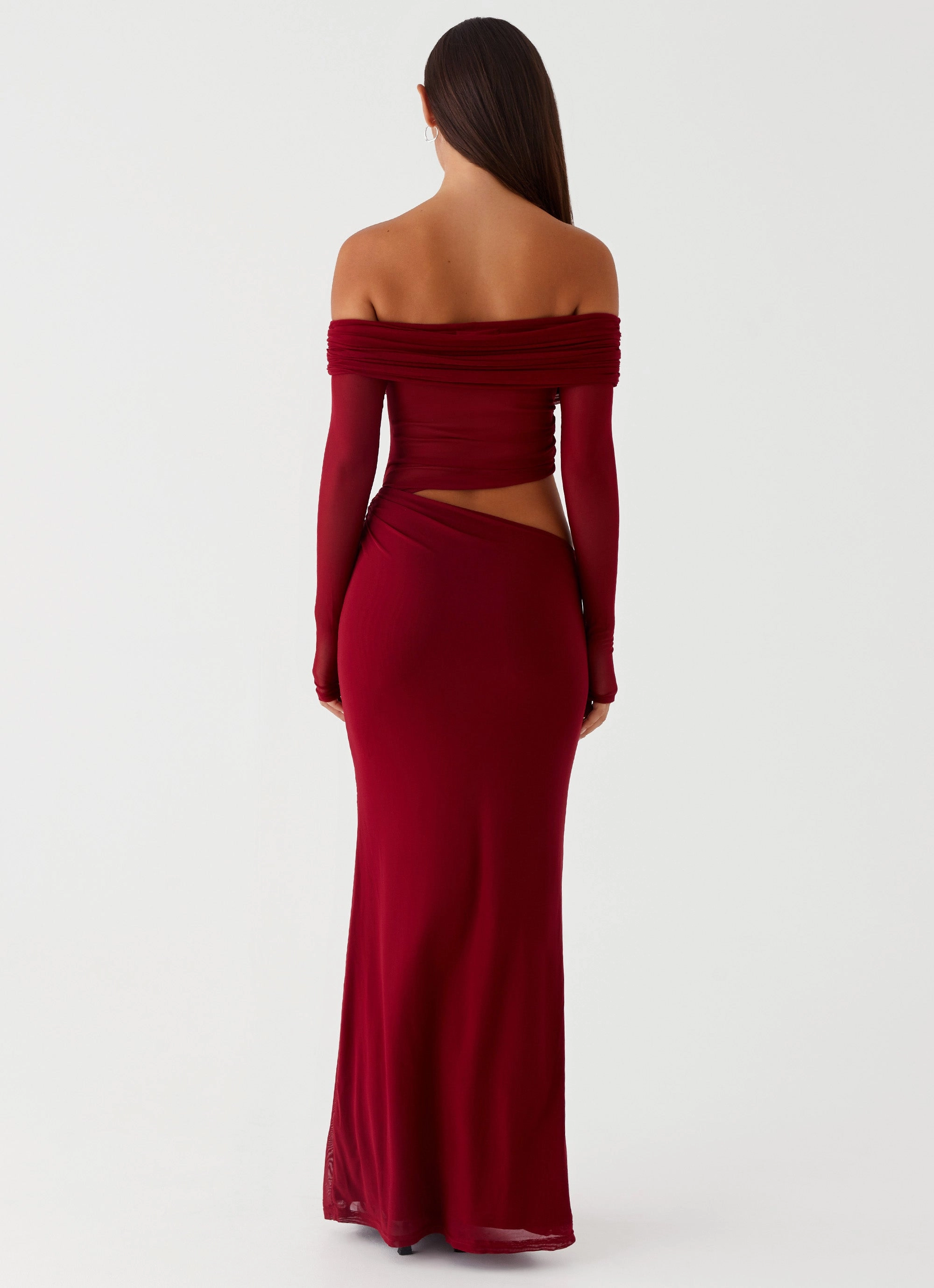 Street Motion Emery Maxi Dress - Cherry Red