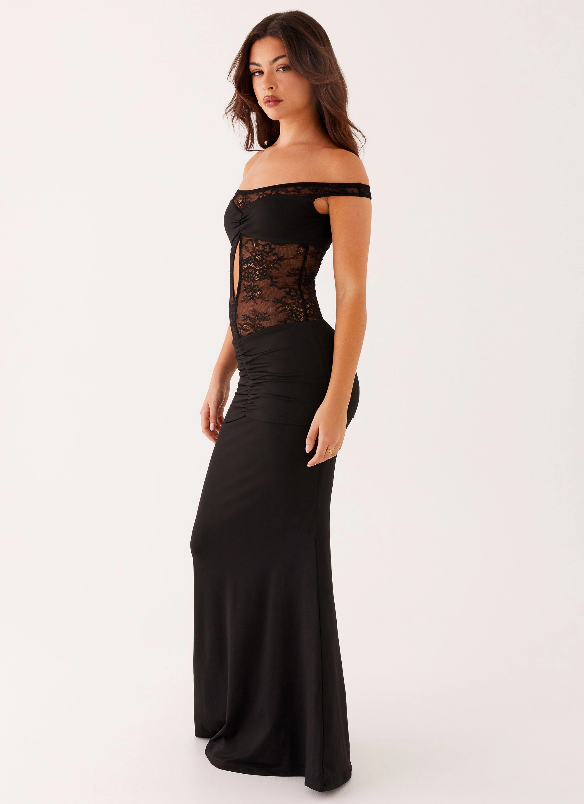 Soft and Relaxed Virgo Maxi Dress - Black