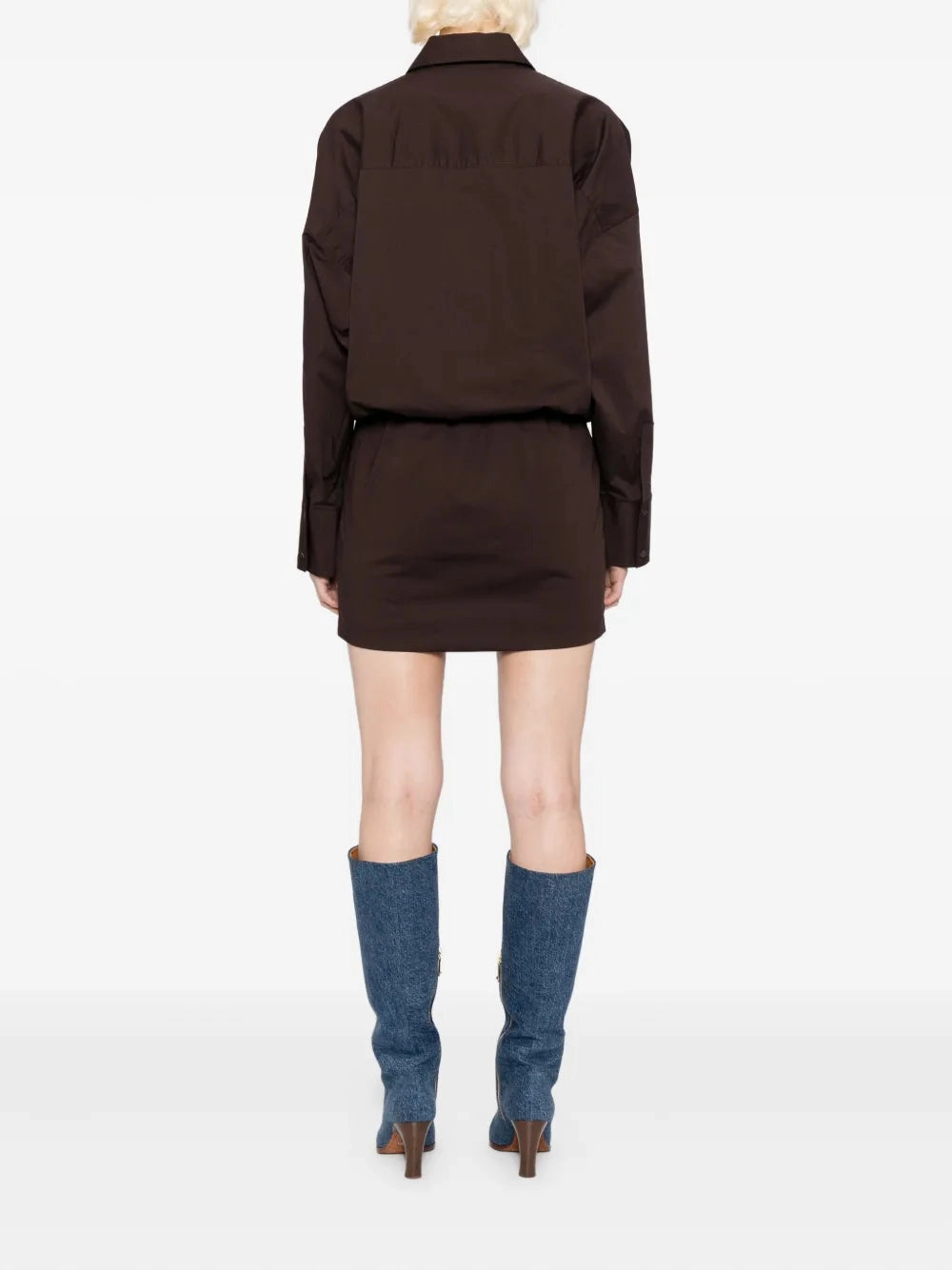 Cynthia Dress in Earth Lightweight-Lining Simple formal dress