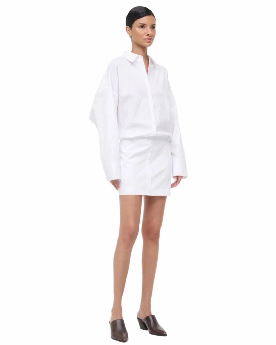 Simple Fit Cynthia Dress in White