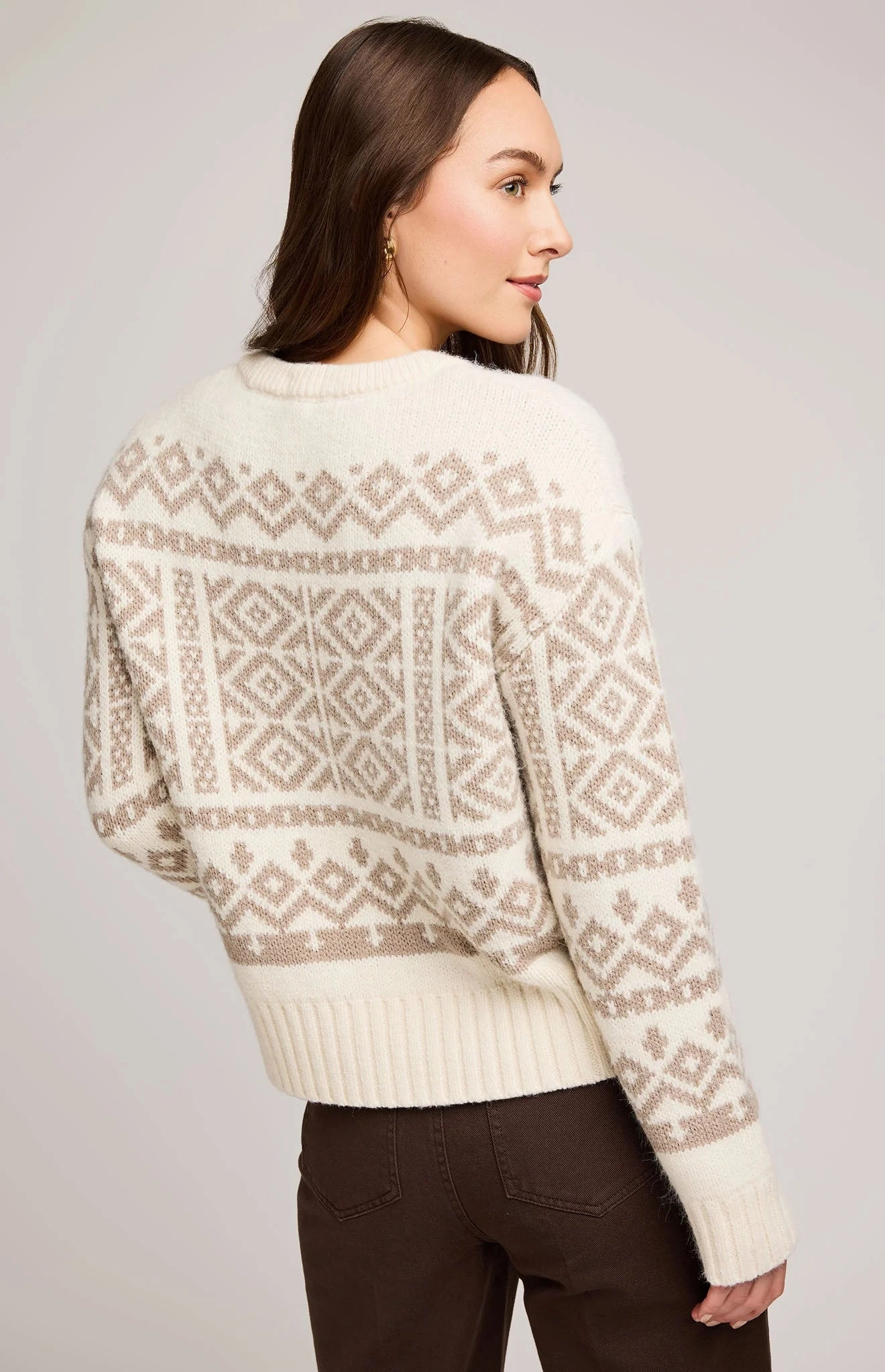 Durable Stitch Pattern Cypress Pullover Sweater