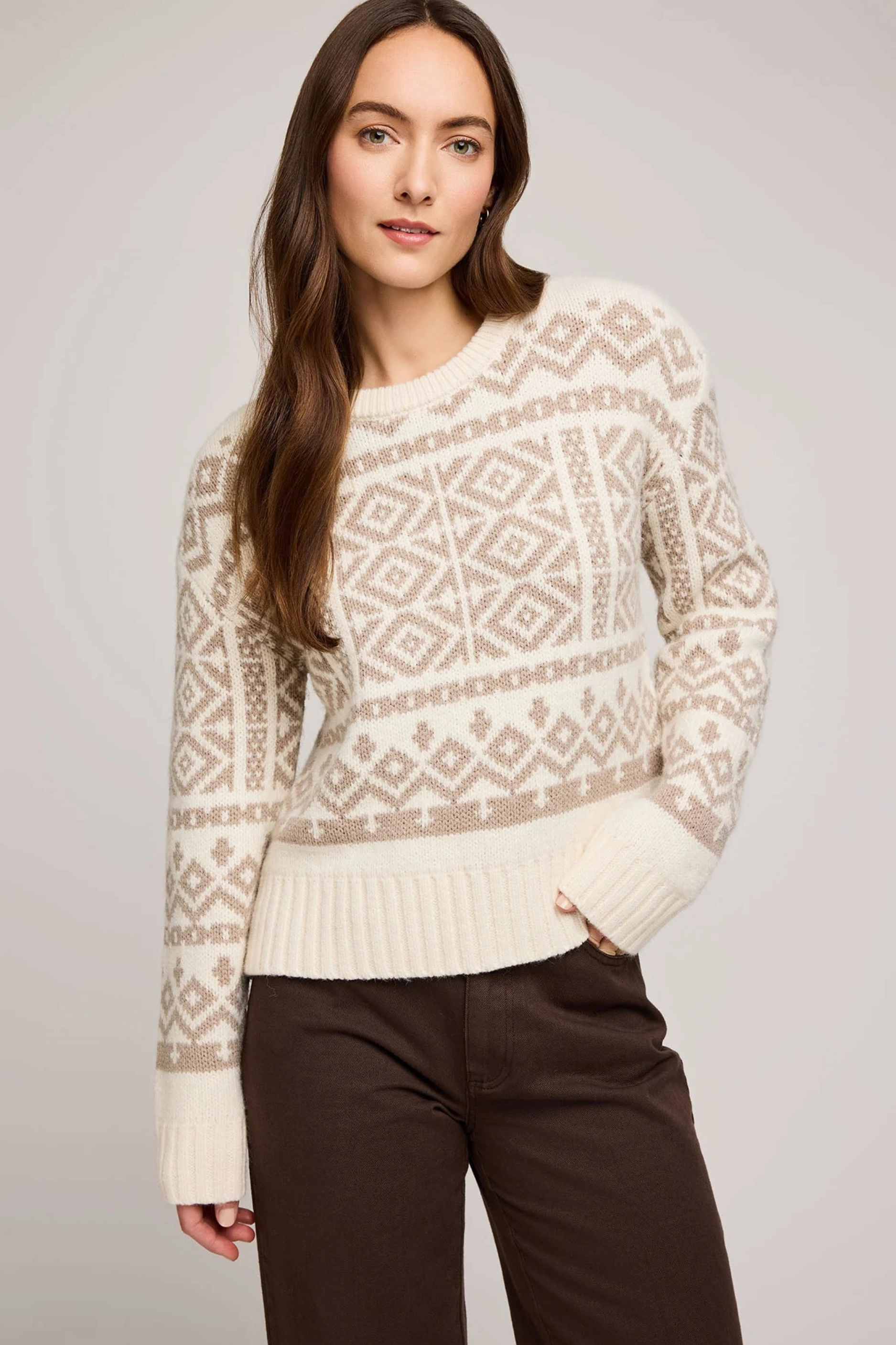 Comfortable fit Hidden Zipper Cypress Pullover Sweater