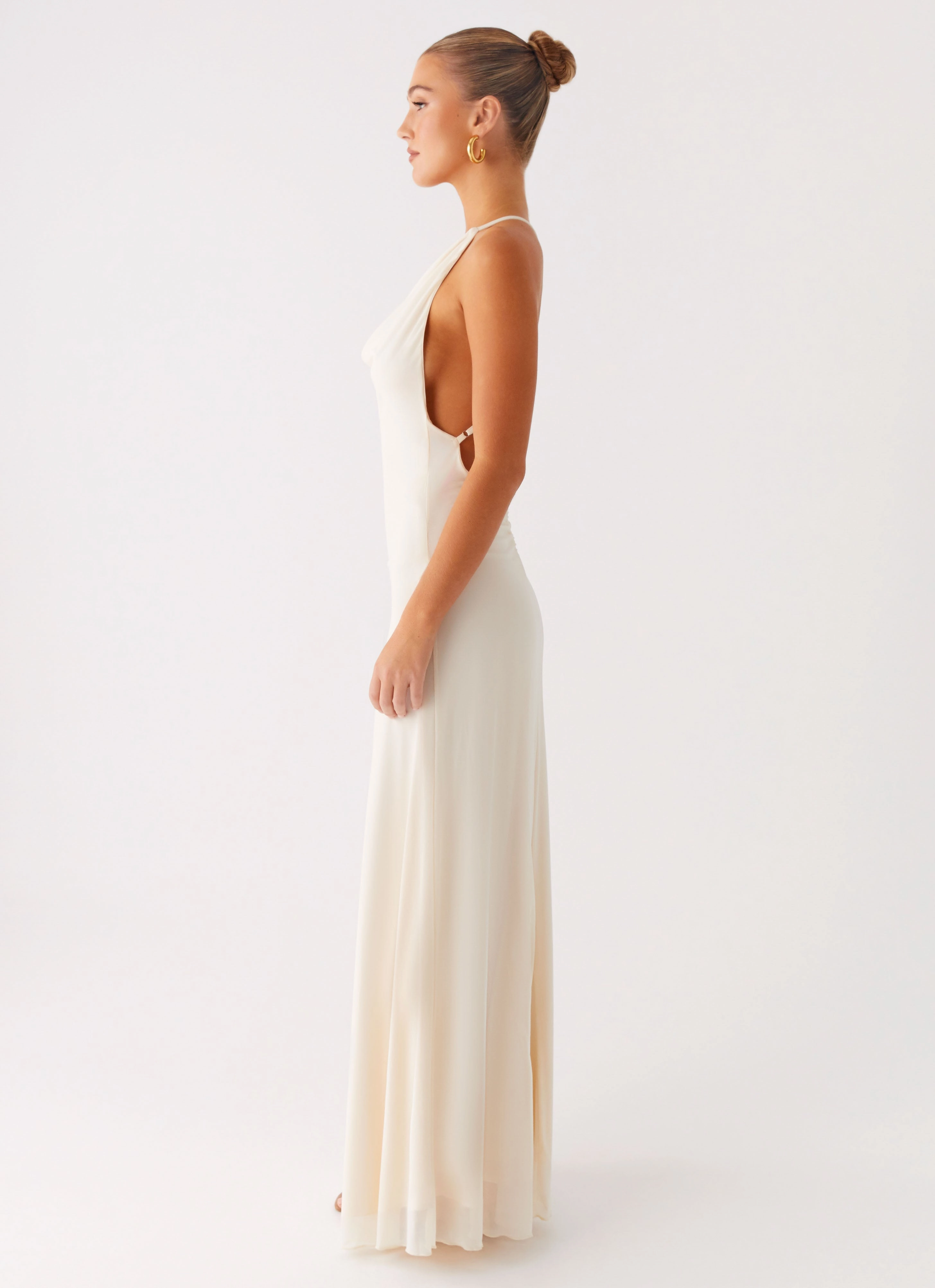 Charming Design Dahliana Maxi Dress - Off White