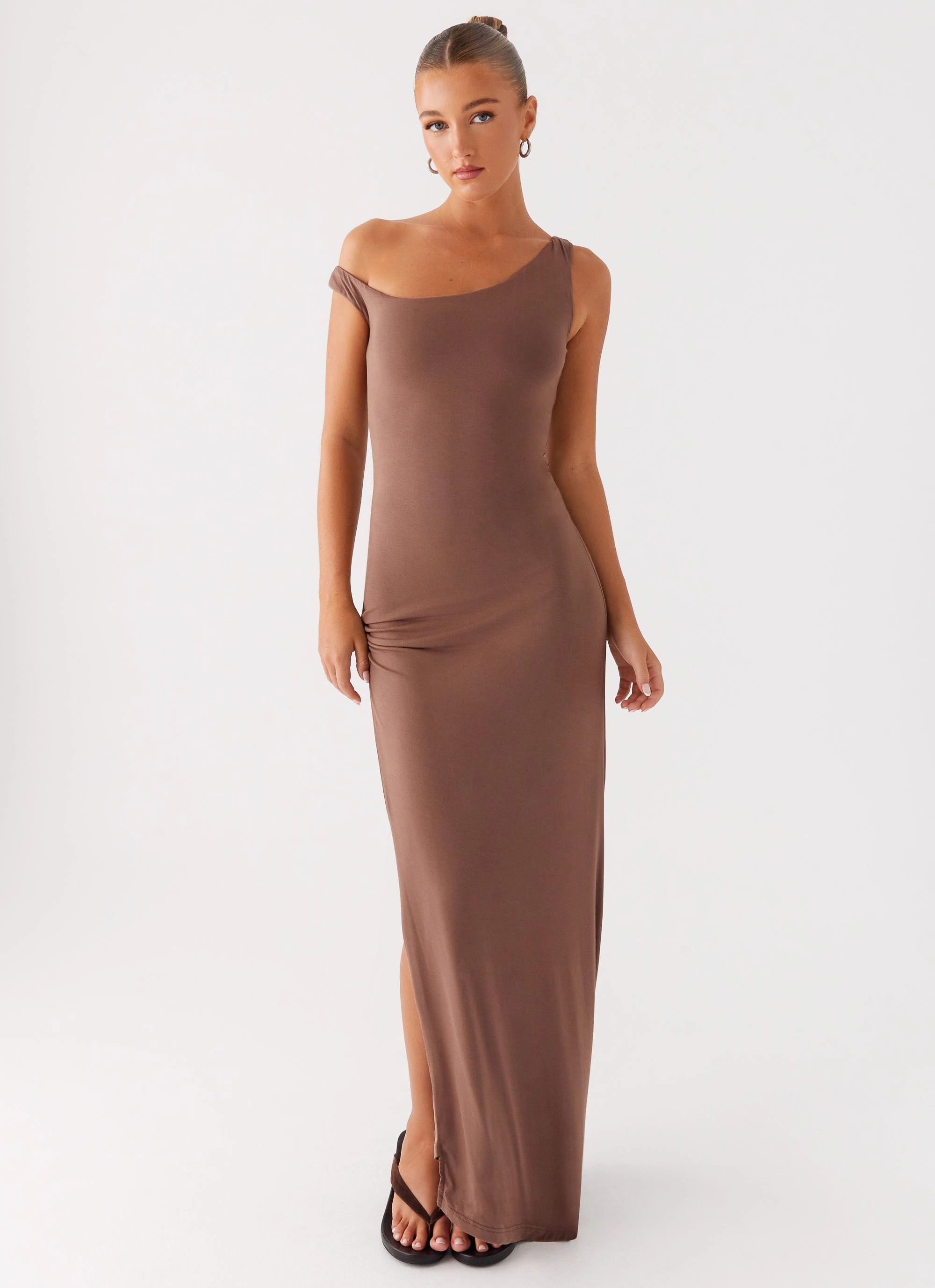 Dalla Maxi Dress - Dark Chocolate Sophisticated and Relaxed