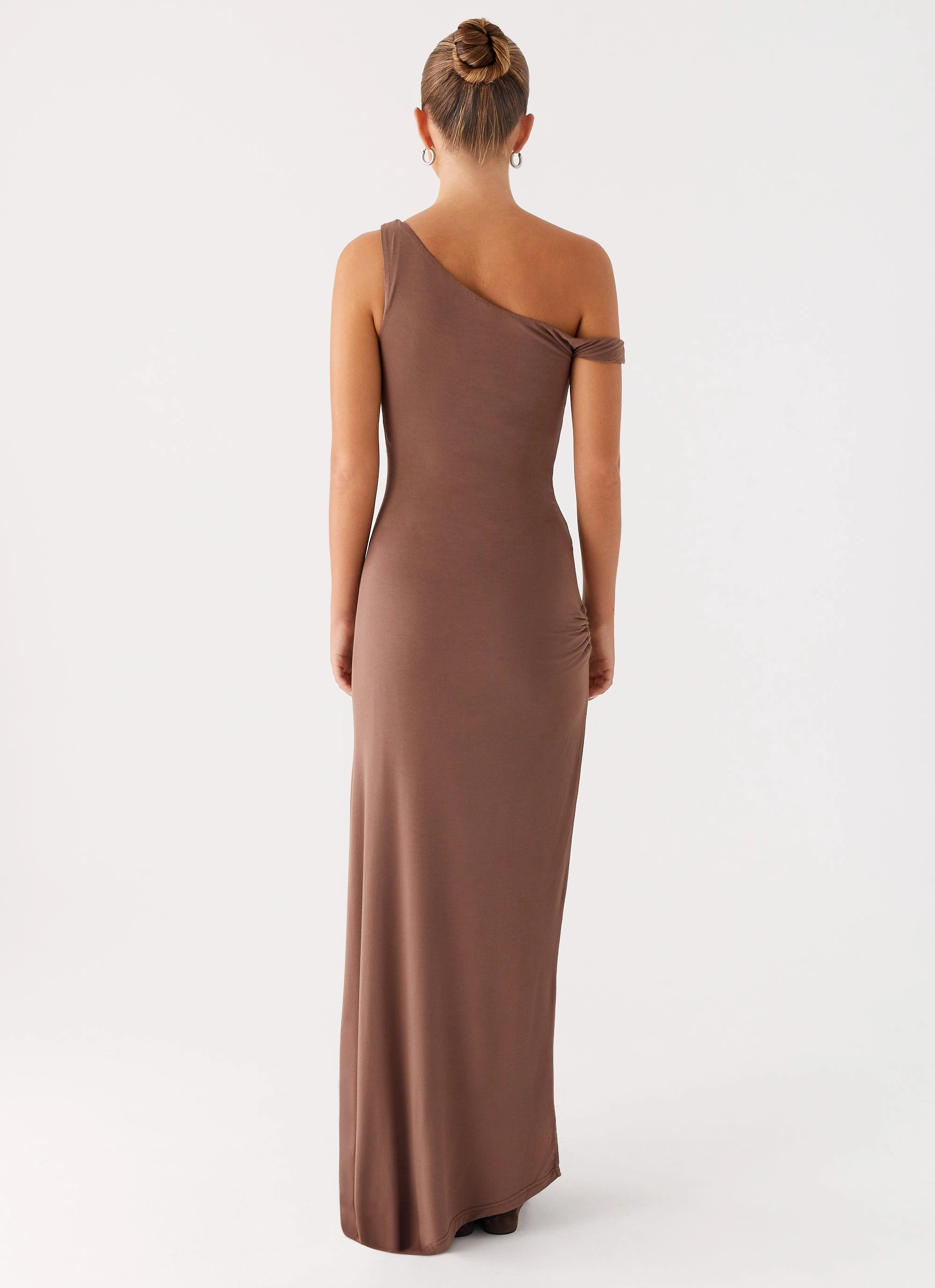 Relaxed day dress Dalla Maxi Dress - Dark Chocolate